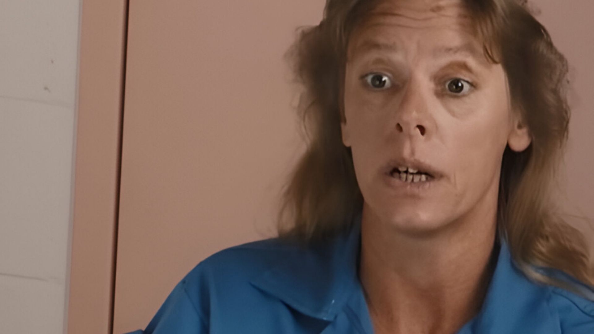 The late Aileen Wuornos on the Netflix documentary Queen of the Serial Killers | Image source: Netflix on YouTube