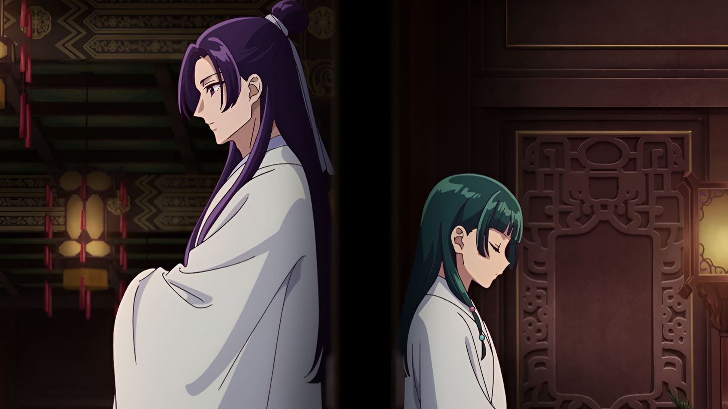 Jinshi and Maomao as seen in anime (Image credit: TOHO Animations)