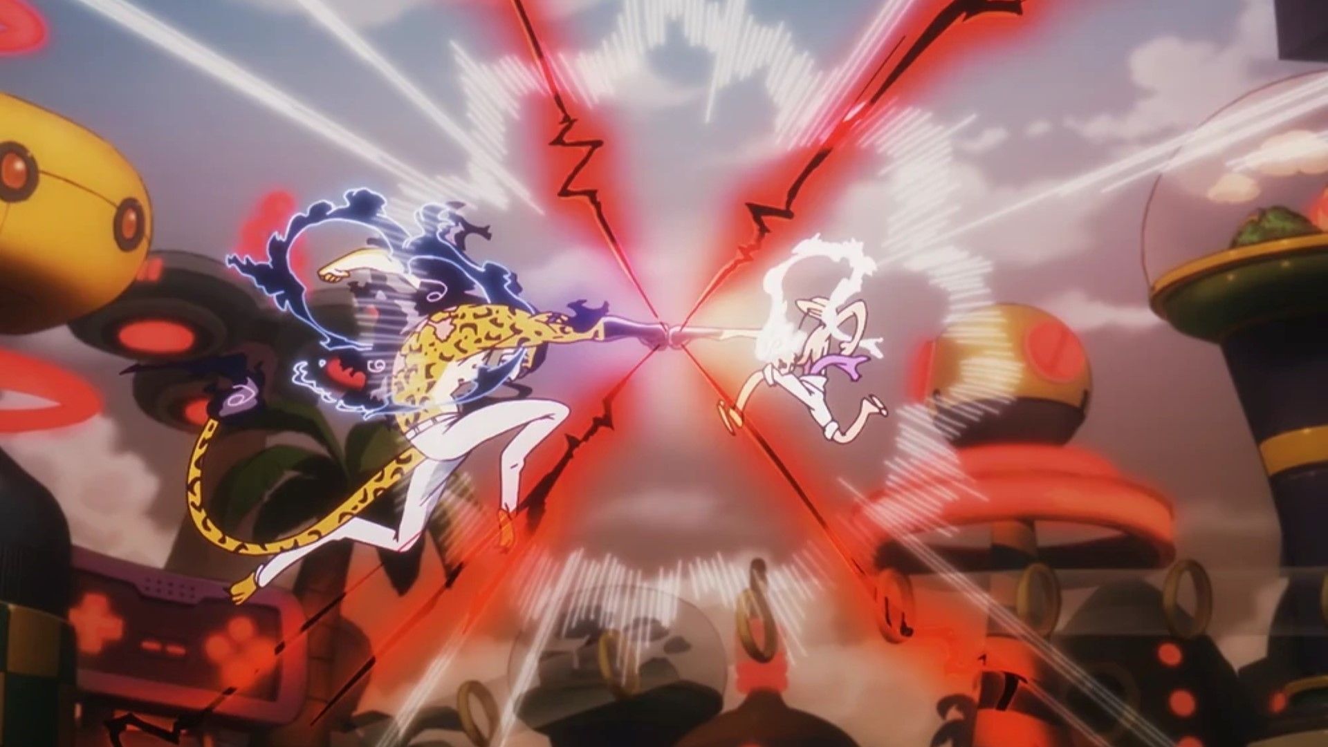 Luffy vs. Lucci (Image Credit: Toei Animation)