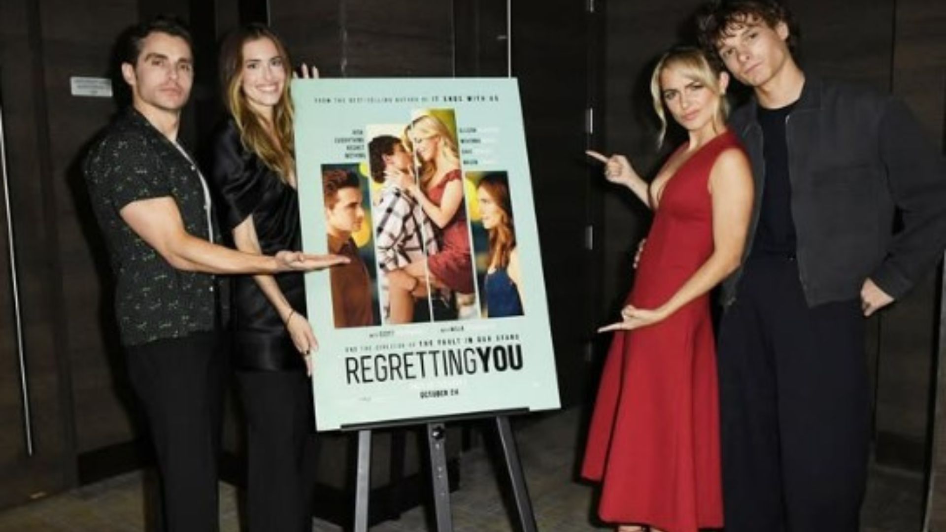 The cast of the upcoming drama film Regretting You | Image source: Instagram