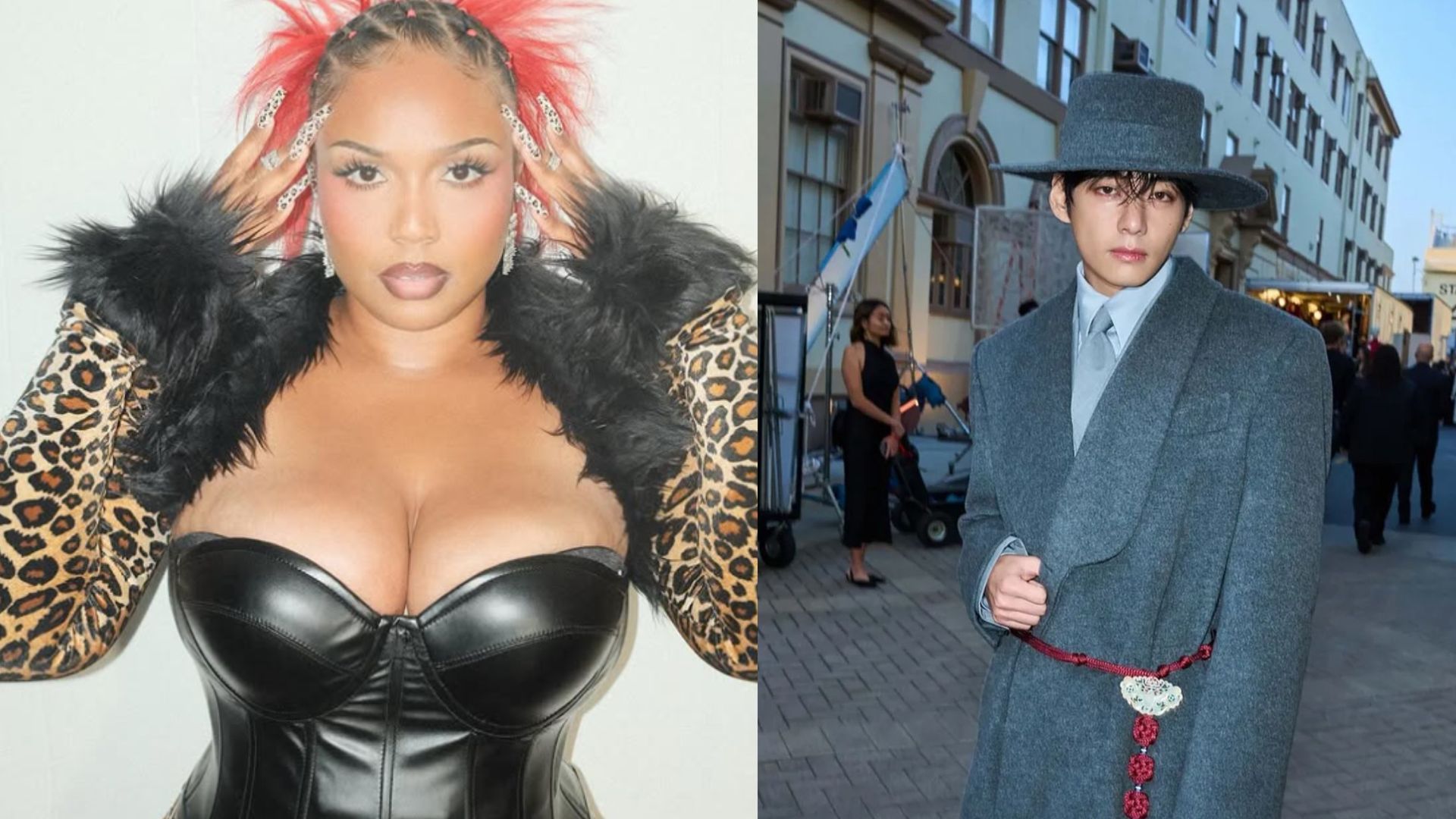 BTS&rsquo; Taehyung and Lizzo&rsquo;s Vogue World moment