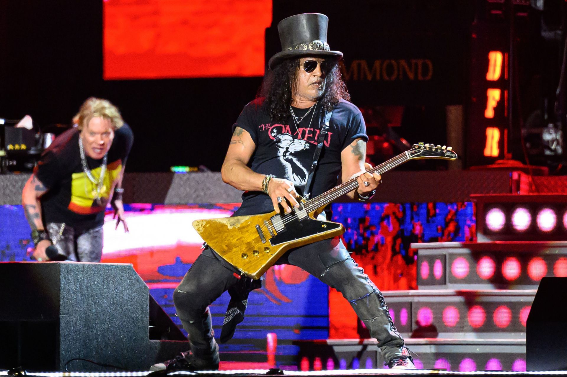 Guns N&#039; Roses Perform At HaYarkon Park - Source: Getty. (Photo by Shlomi Pinto/Redferns)