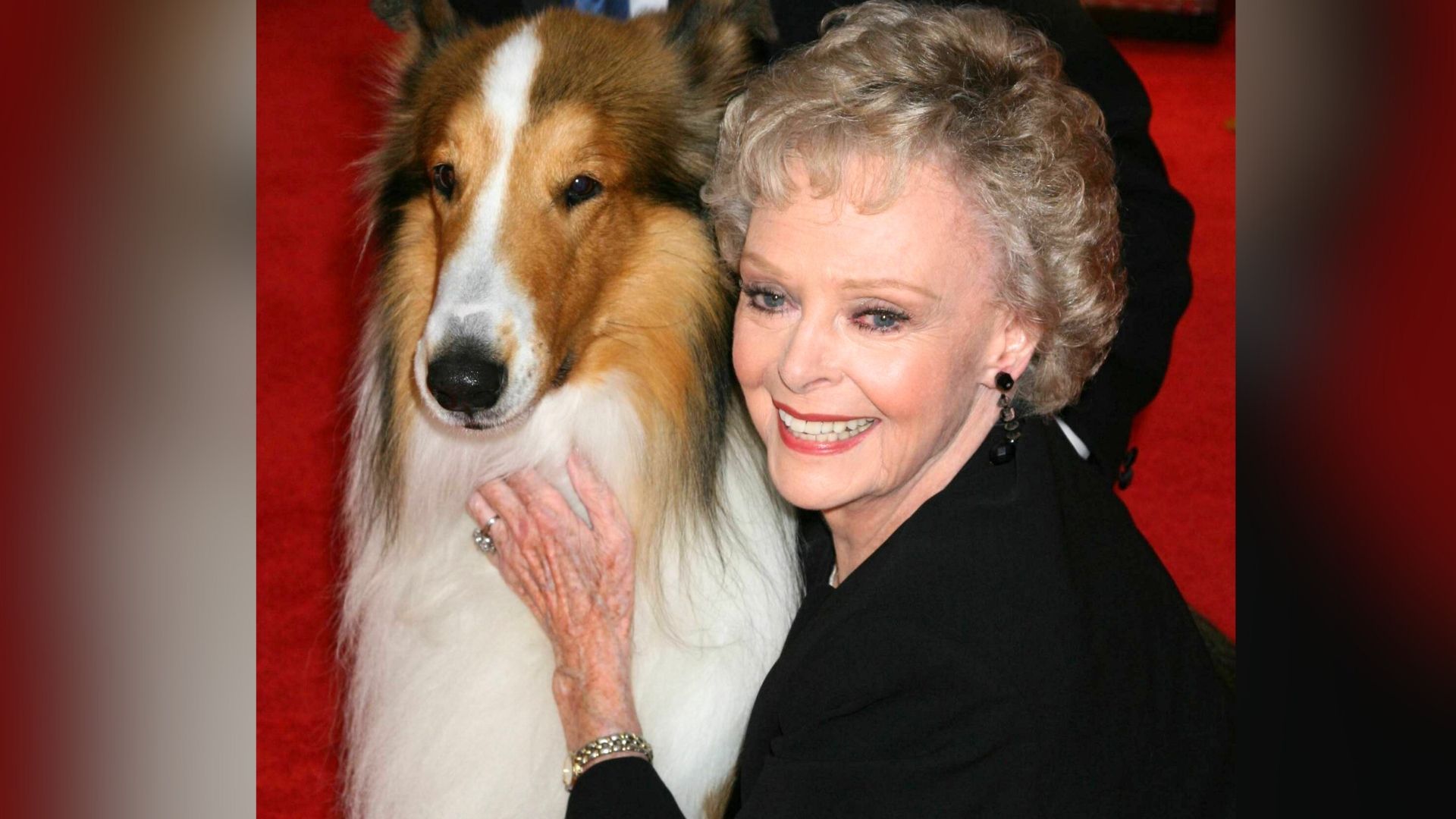 General Hospital alum June Lockhart with Lassie | Image: JPI