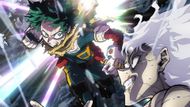 Deku and Shigaraki as seen in anime (Image credit: Studio Bones)