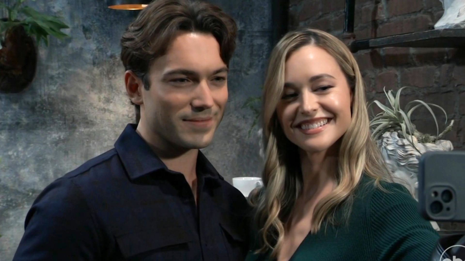 General Hospital&#039;s Michael and Jacinda are getting along quite well | Image: ABC