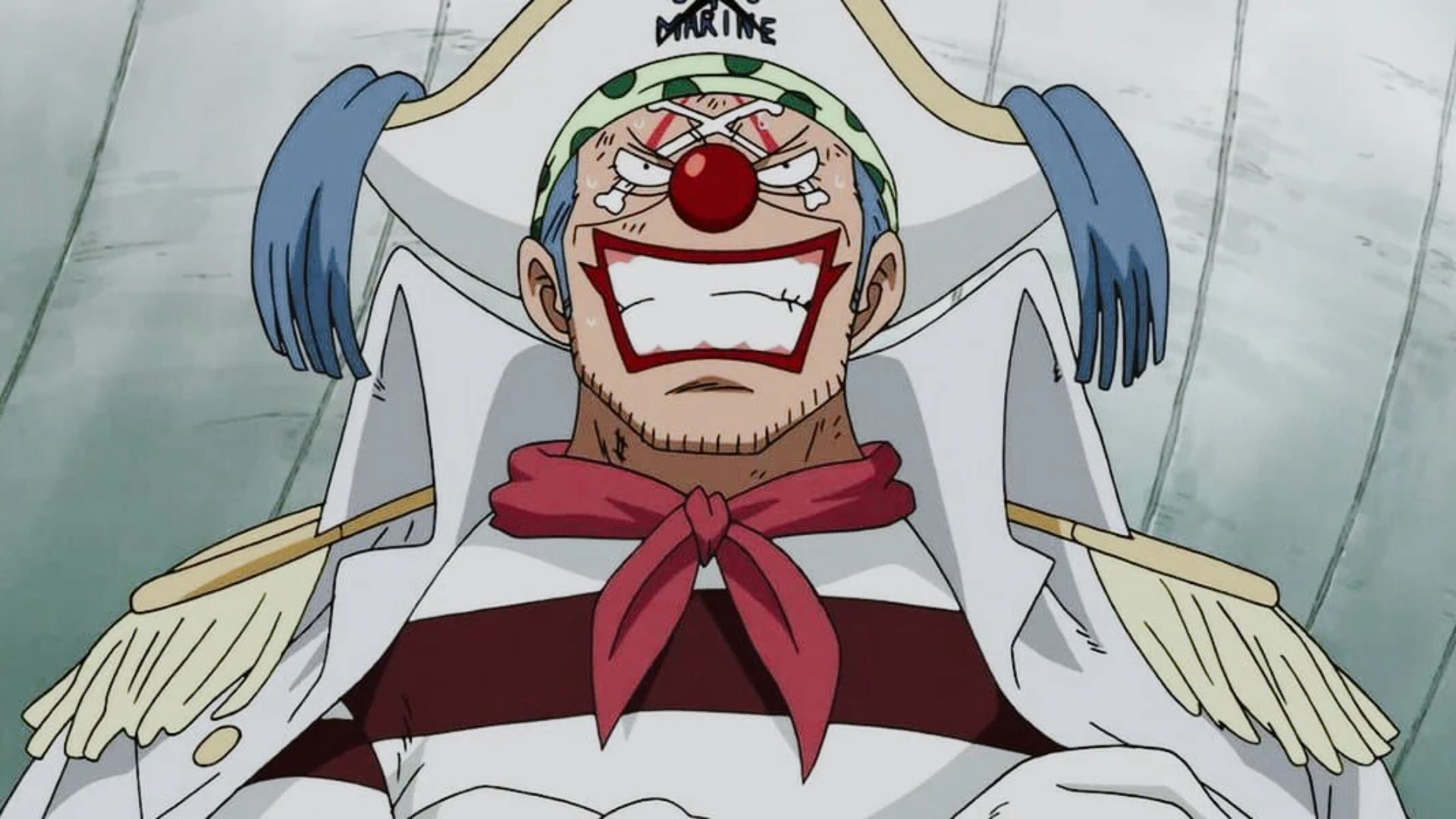 Buggy, as seen in One Piece (Image credit: Toei Animation)