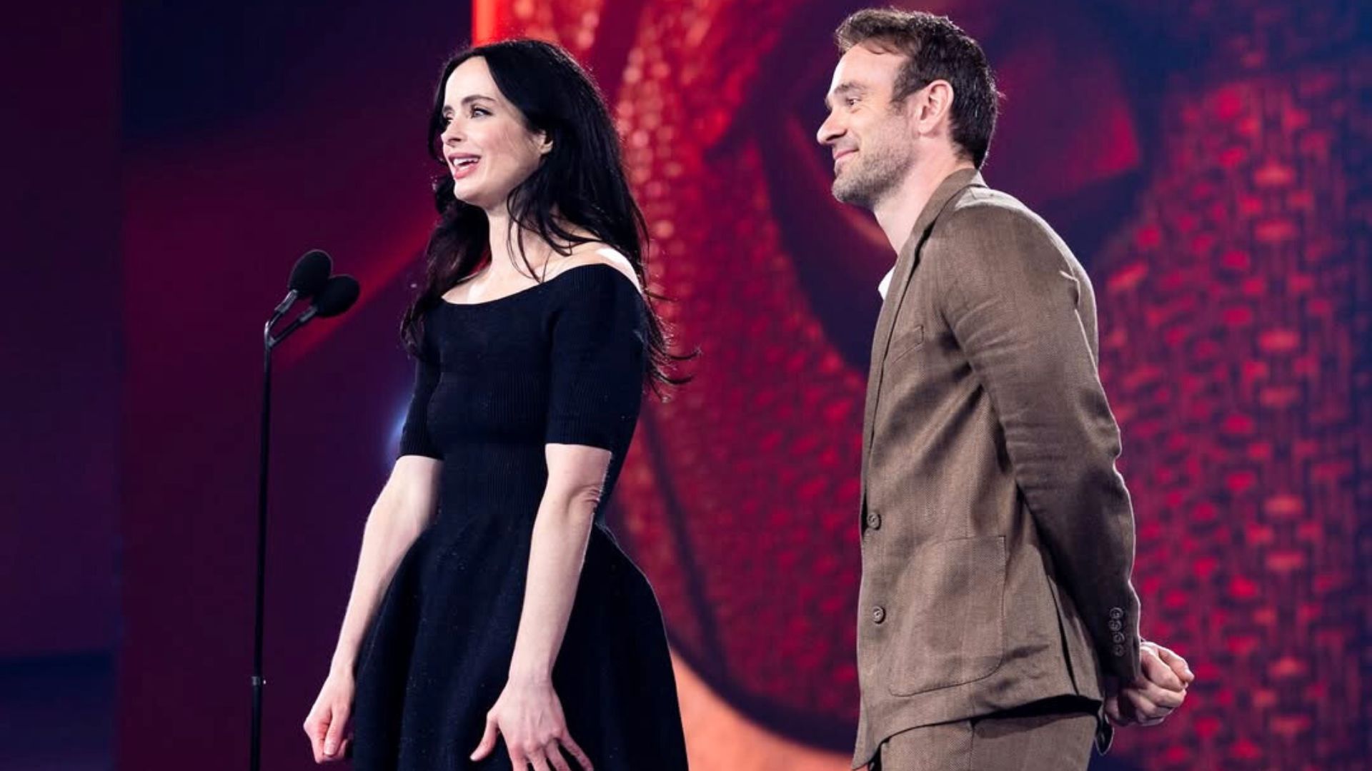 Krysten Ritter and Charlie Cox | Image via Instagram: daredevil