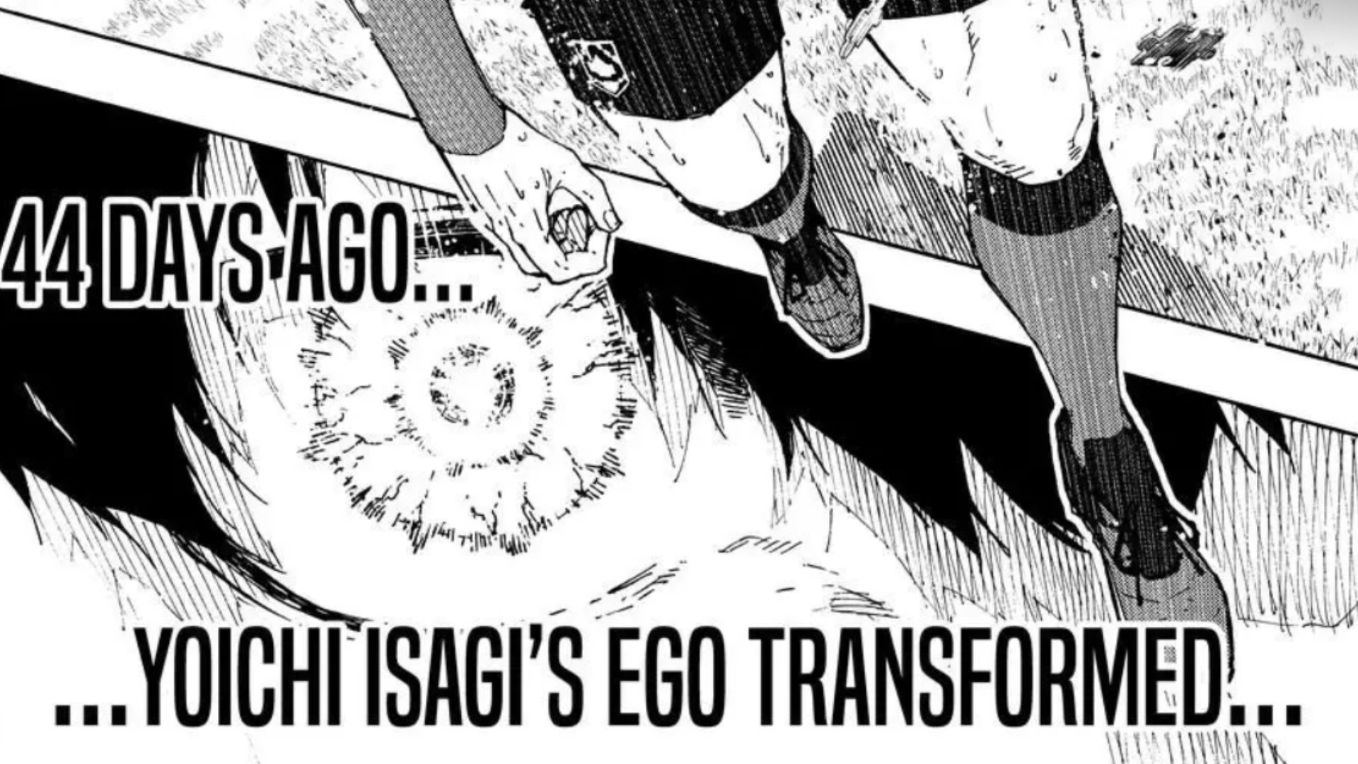 The ending panel of Blue Lock Chapter 321 (Image Source: K Manga)