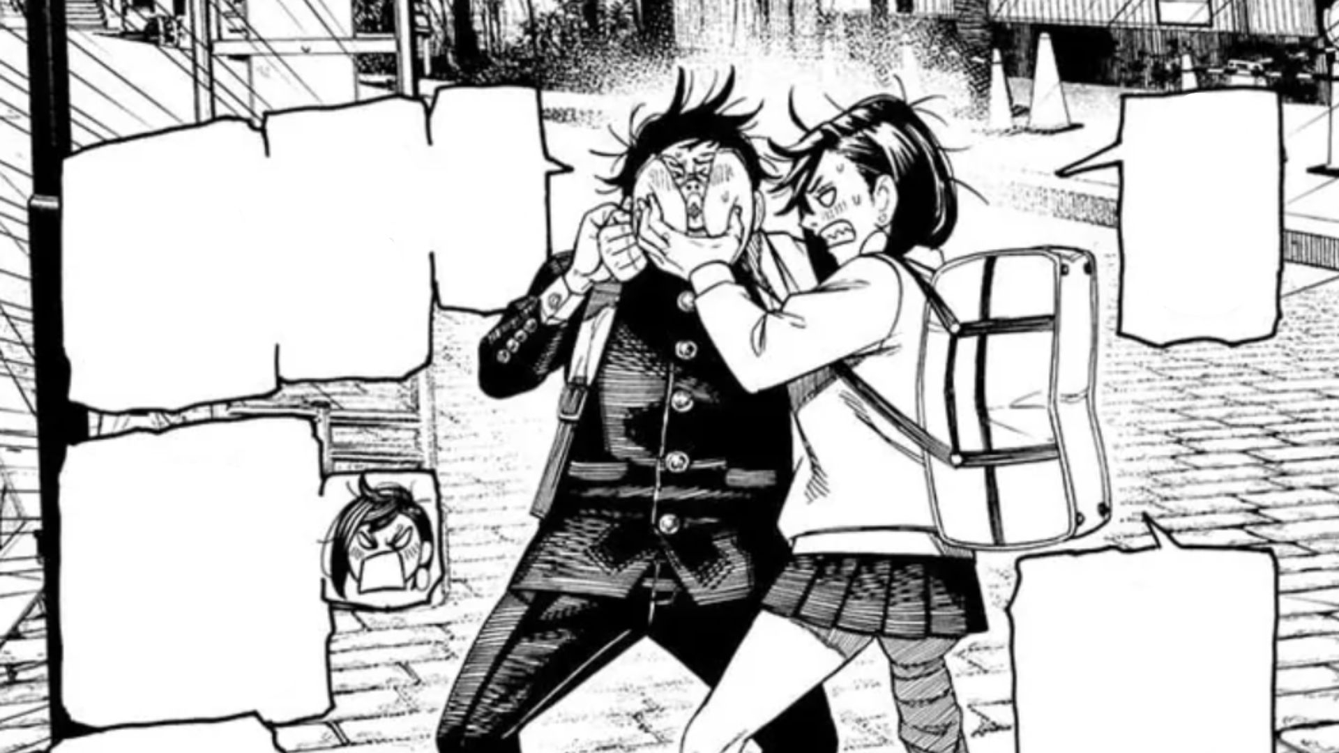 Momo and Okarun as seen in manga (Image credit: Shueisha)