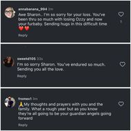 Fans react to Sabrina’s post (Image via Instagram/@sharonosbourne)