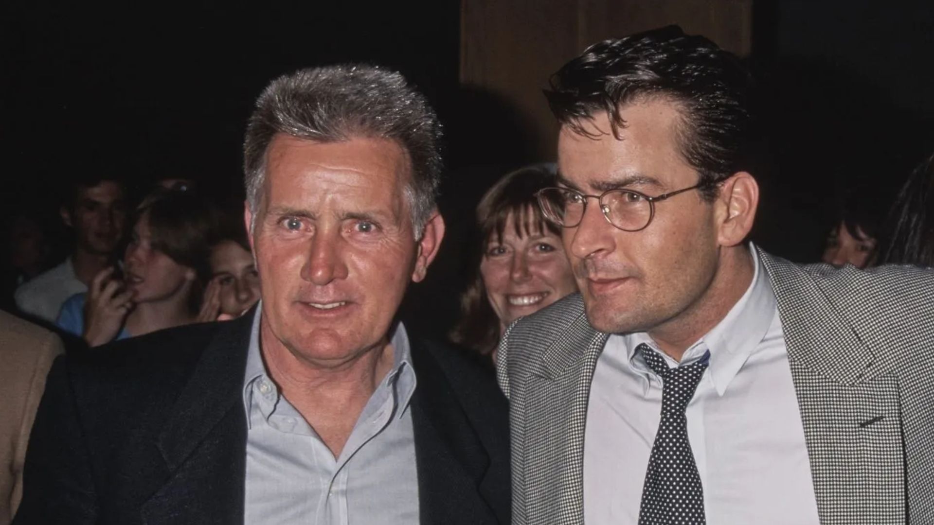 Martin Sheen and Charlie Sheen (Image via Getty)