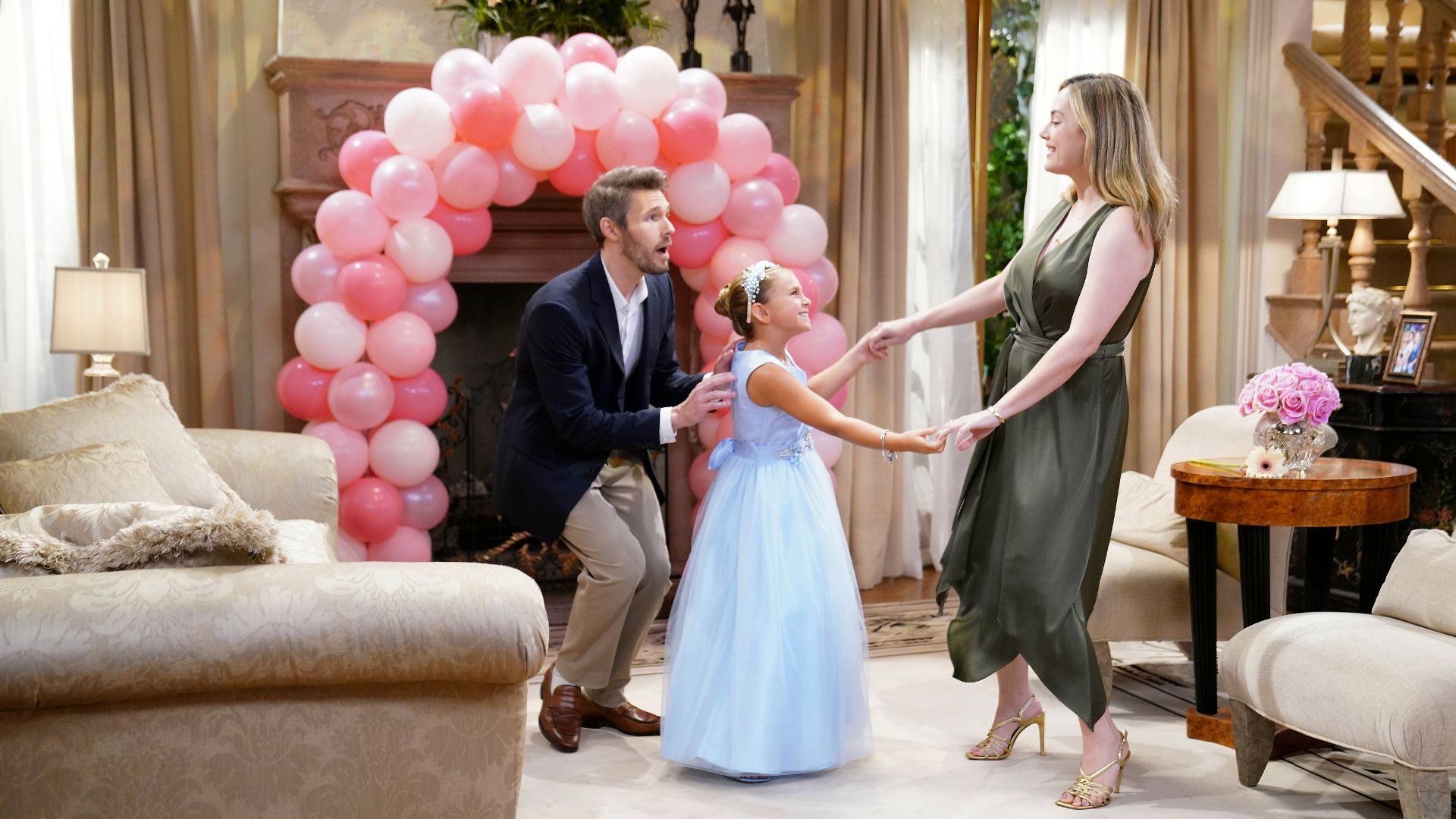 The Bold and the Beautiful: Liam and Hope and Beth | Image: JPI