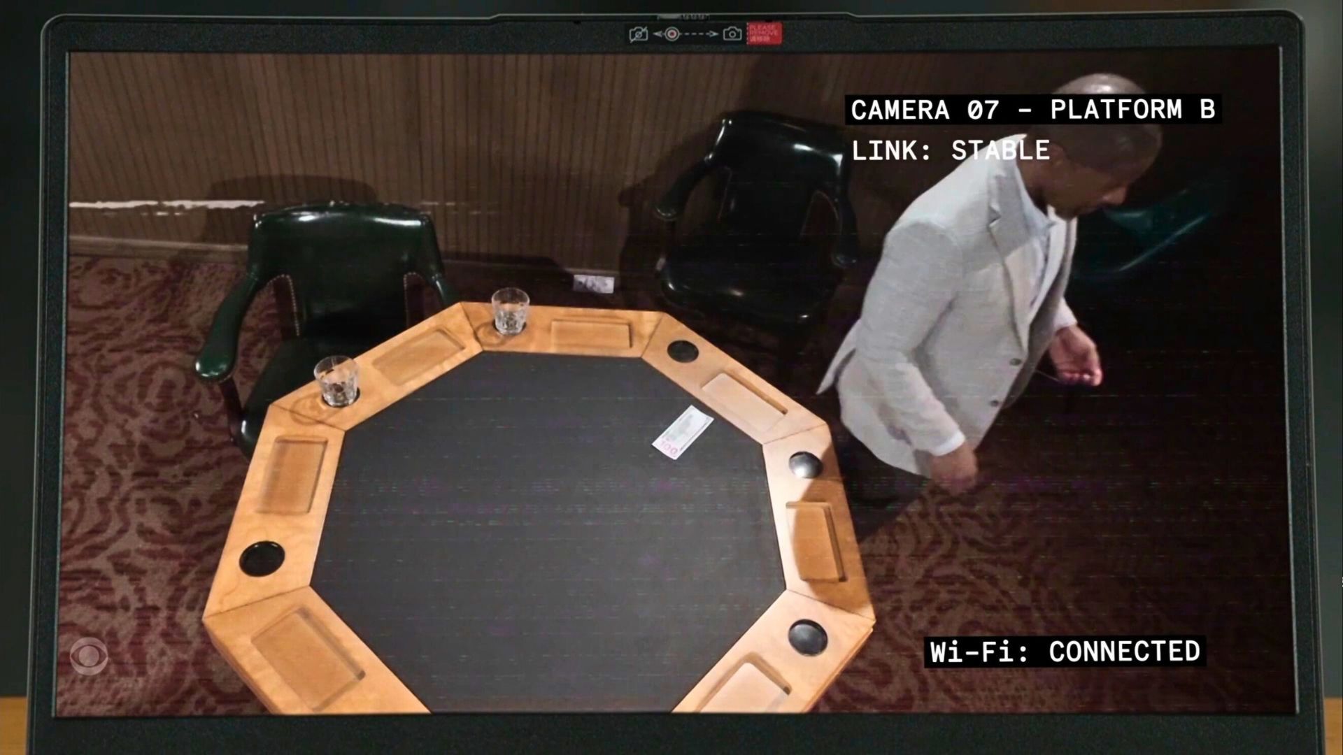 Beyond the Gates: One glass too many and where is the dealer | Image: CBS