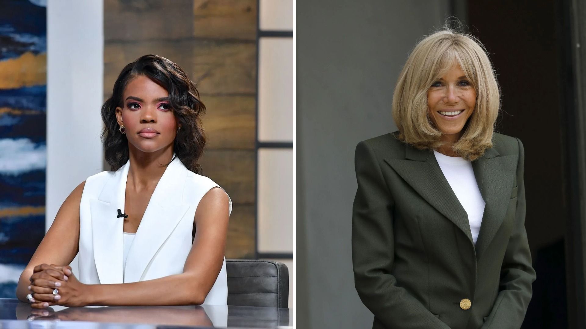 Candace Owens reshares post claiming Brigitte Macron was listed as male on French tax site (Image via Getty)