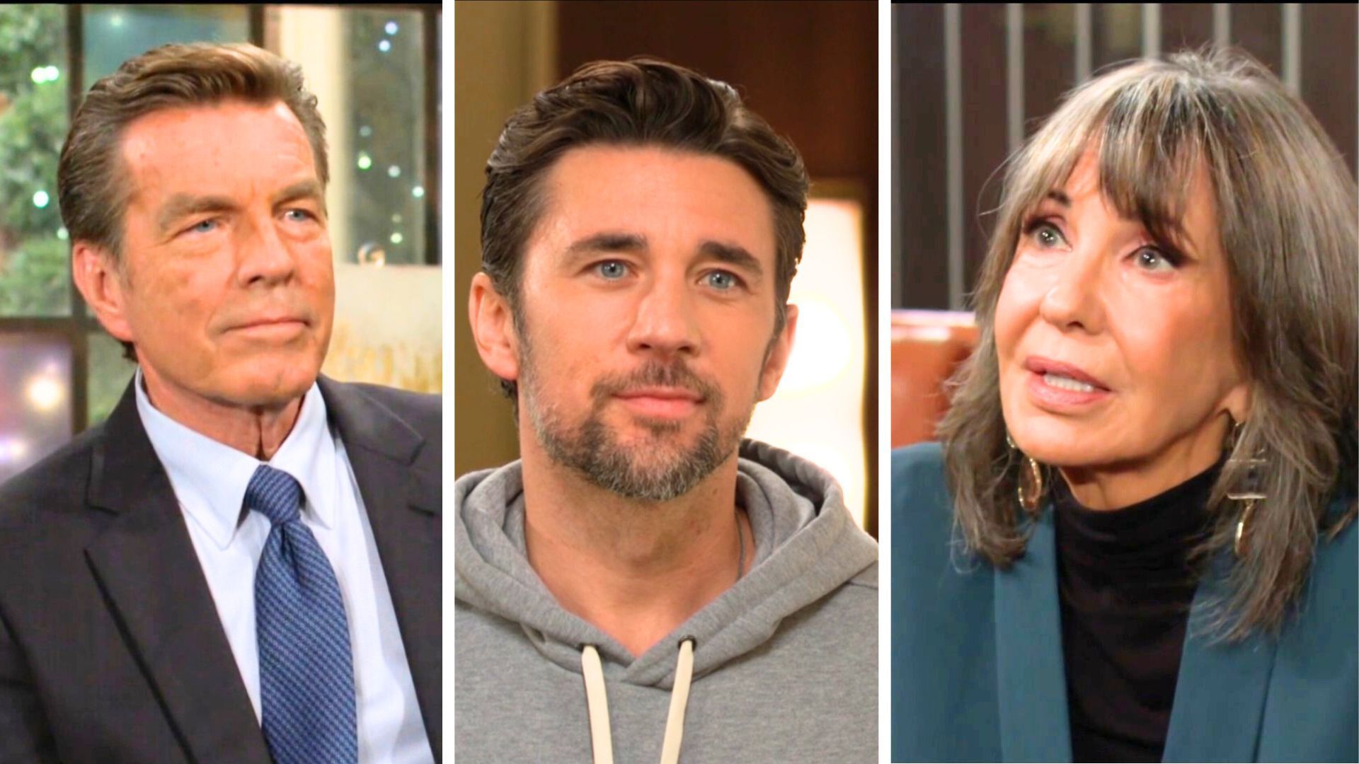 Jack (Peter Bergman), Cane (Billy Flynn), and Jill (Jess Walton) on The Young and the Restless | Image: CBS