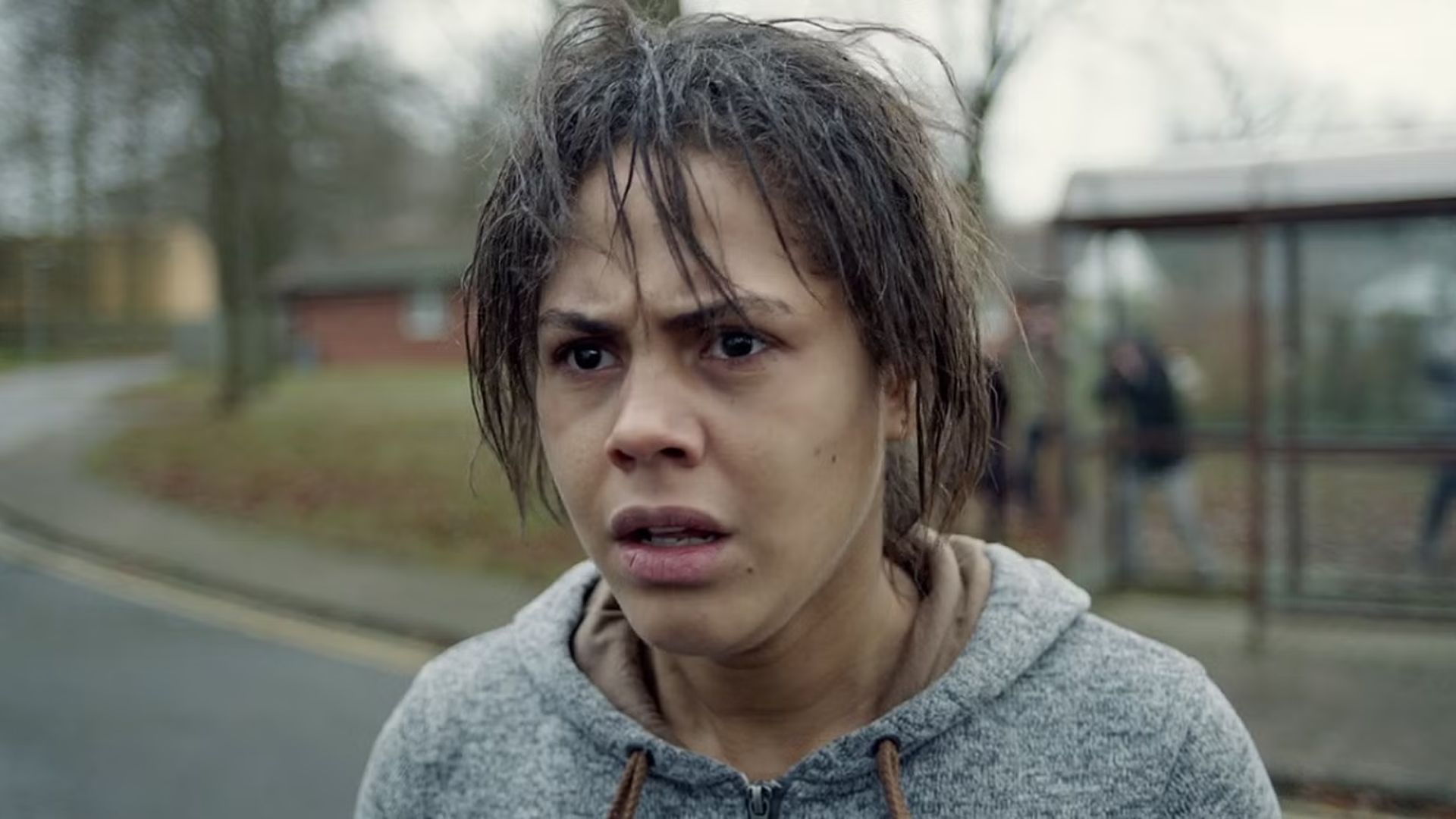 A still from Black Mirror episode White Bear (Image via Netflix)