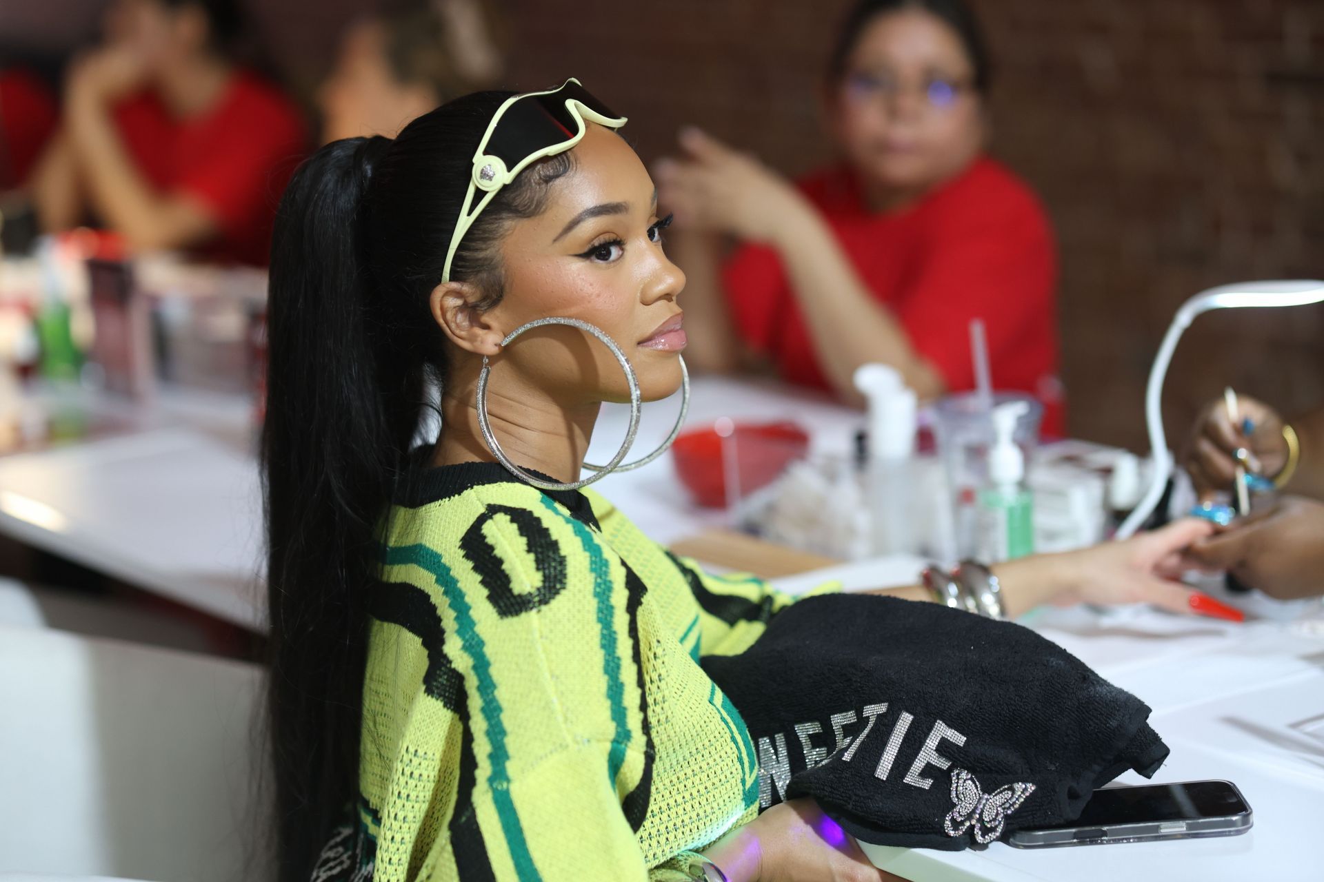 ESPN Red Nail Bar Pop-Up - Source: Getty
