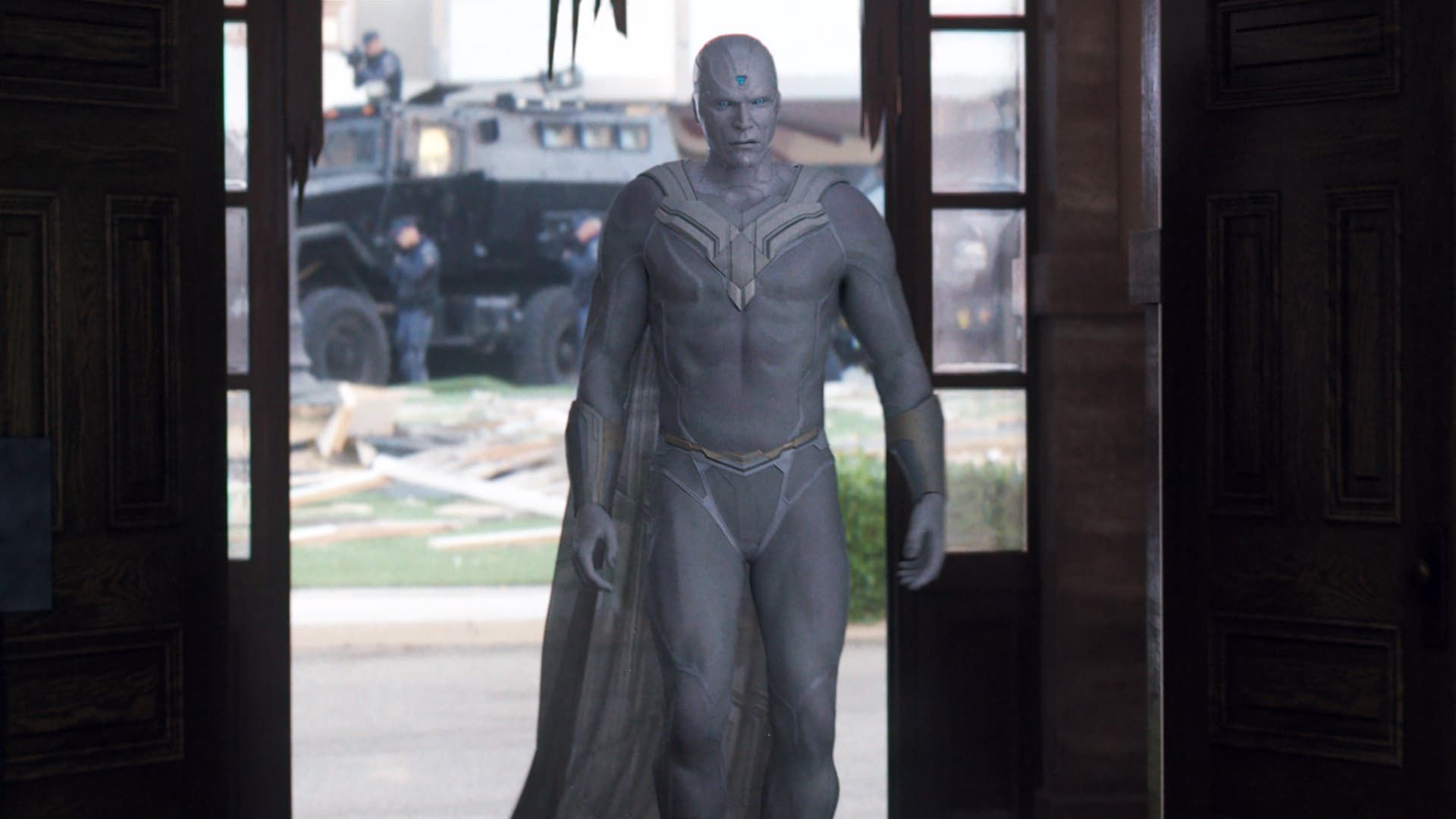 Vision in the WandaVision finale | Image Via: www.marvel.com