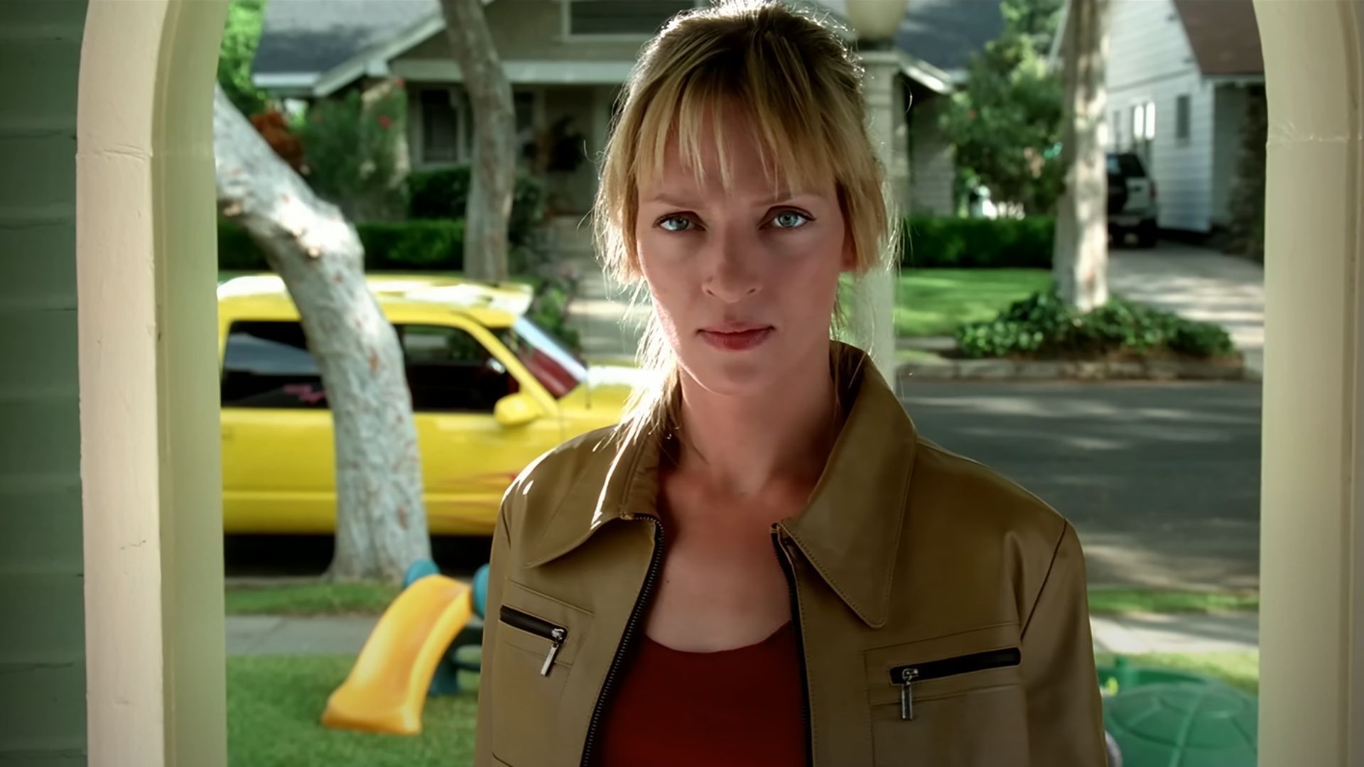 Uma Thurman plays the Bride in Kill Bill. (Image via Miramax)