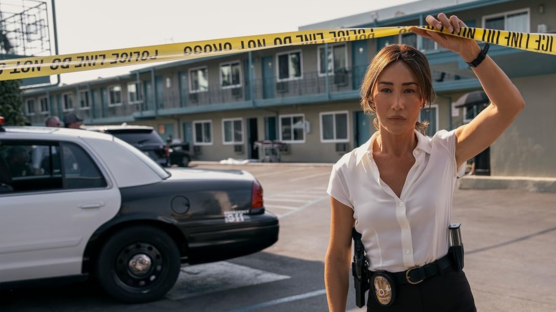 The detective gets accused of a murder (Image via Prime Video)