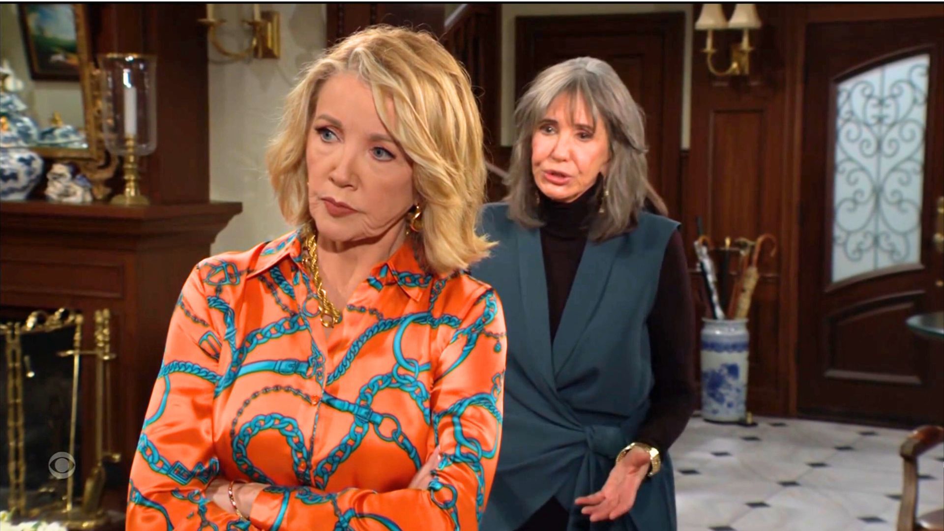 Nikki (Melody Thomas Scott) and Jill (Jess Walton) together again on The Young and the Restless | Image: CBS