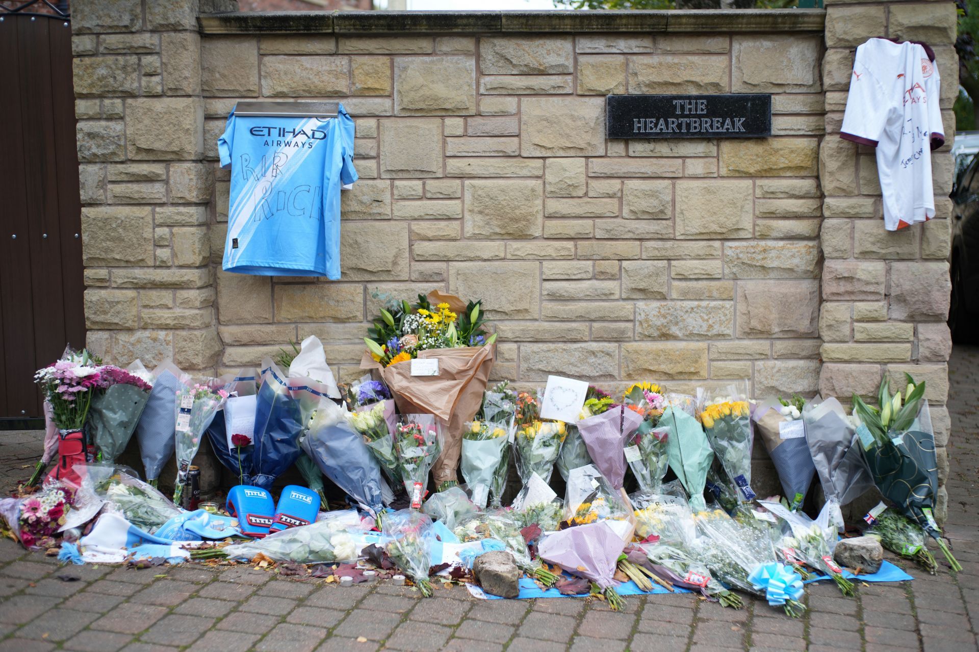 Tributes To Boxing Legend Ricky Hatton Are Left At His House - Source: Getty