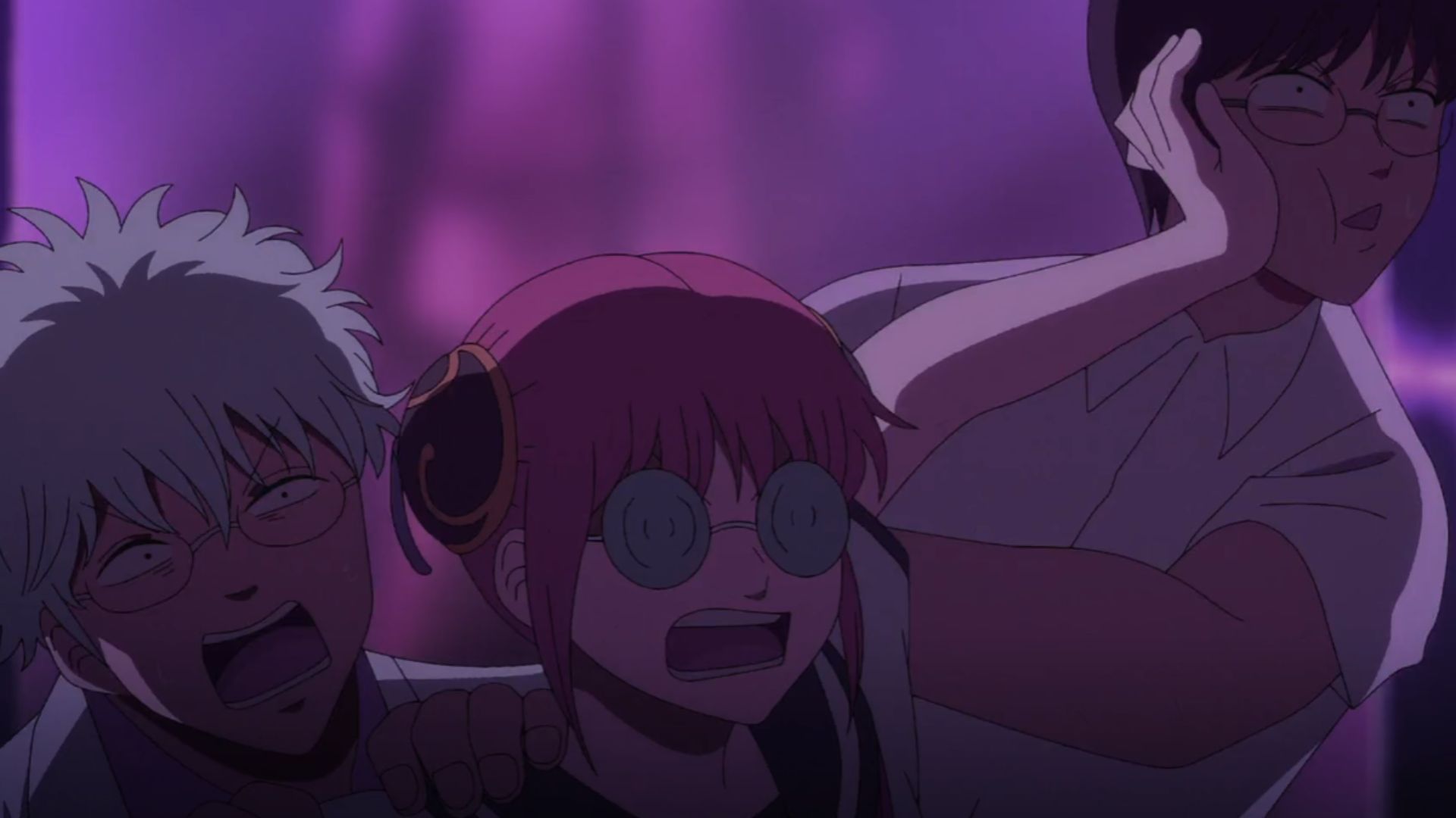 Gintoki, Shinpachi and Kagura