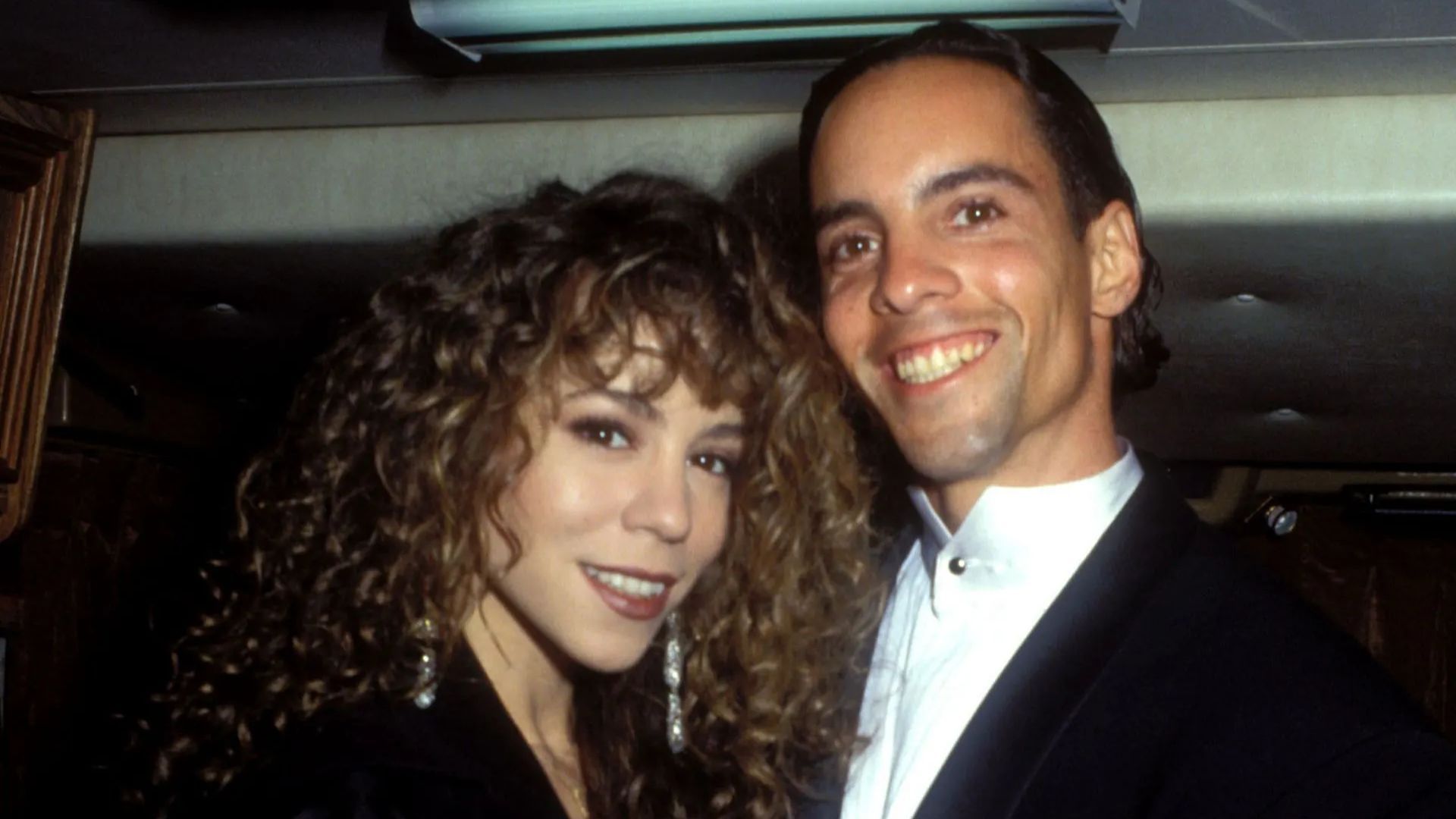 Mariah Carey and her brother, Morgan Carey (Image via Getty)