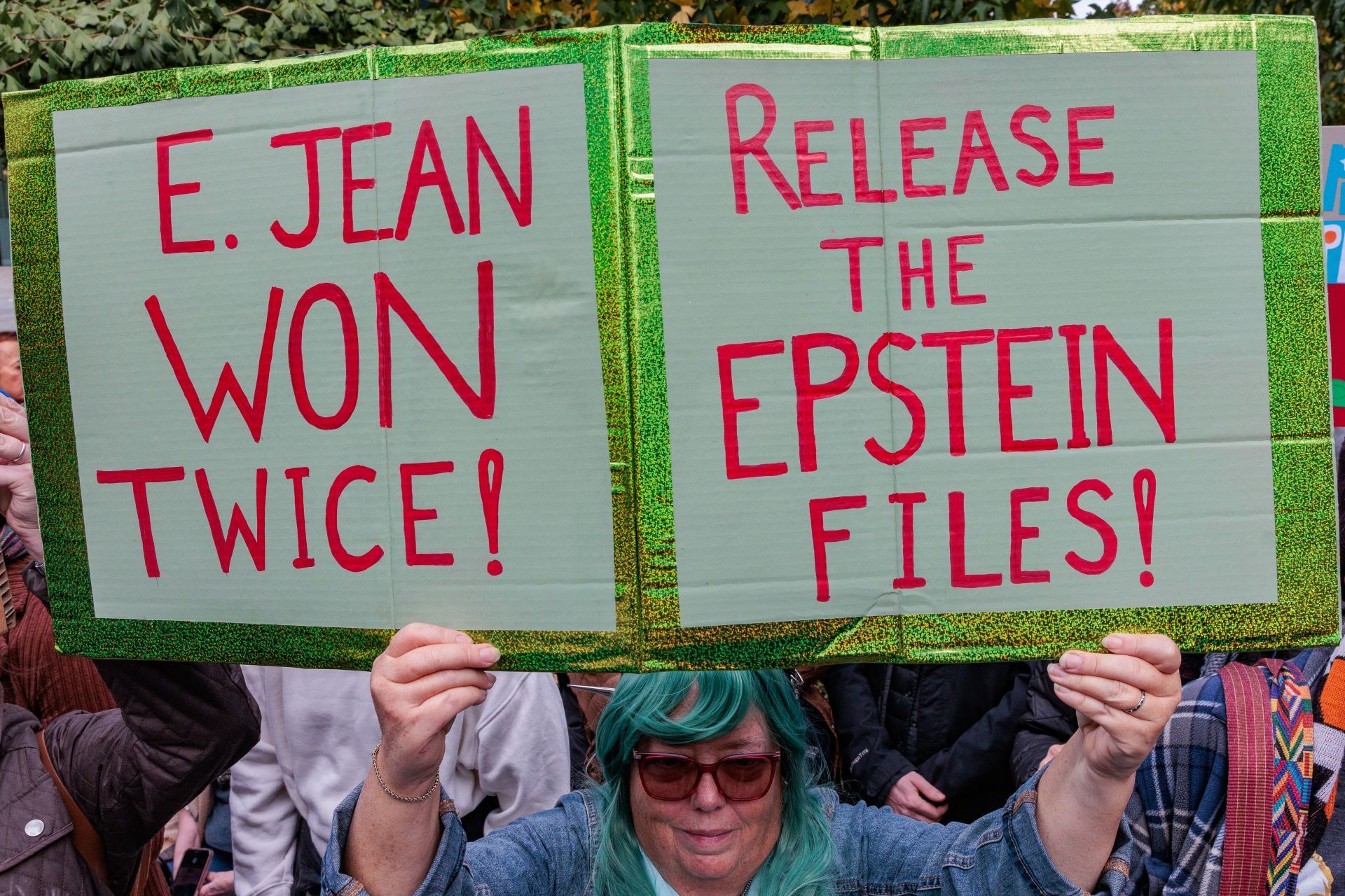 No Tyrants No Kings Event Outside US Embassy London - Source: Getty