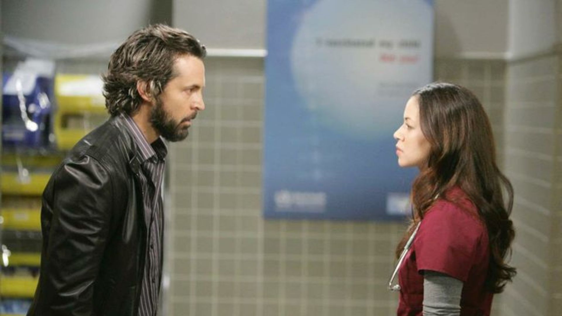Carlos and Sabrina on General Hospital while both were still alive | Image: ABC