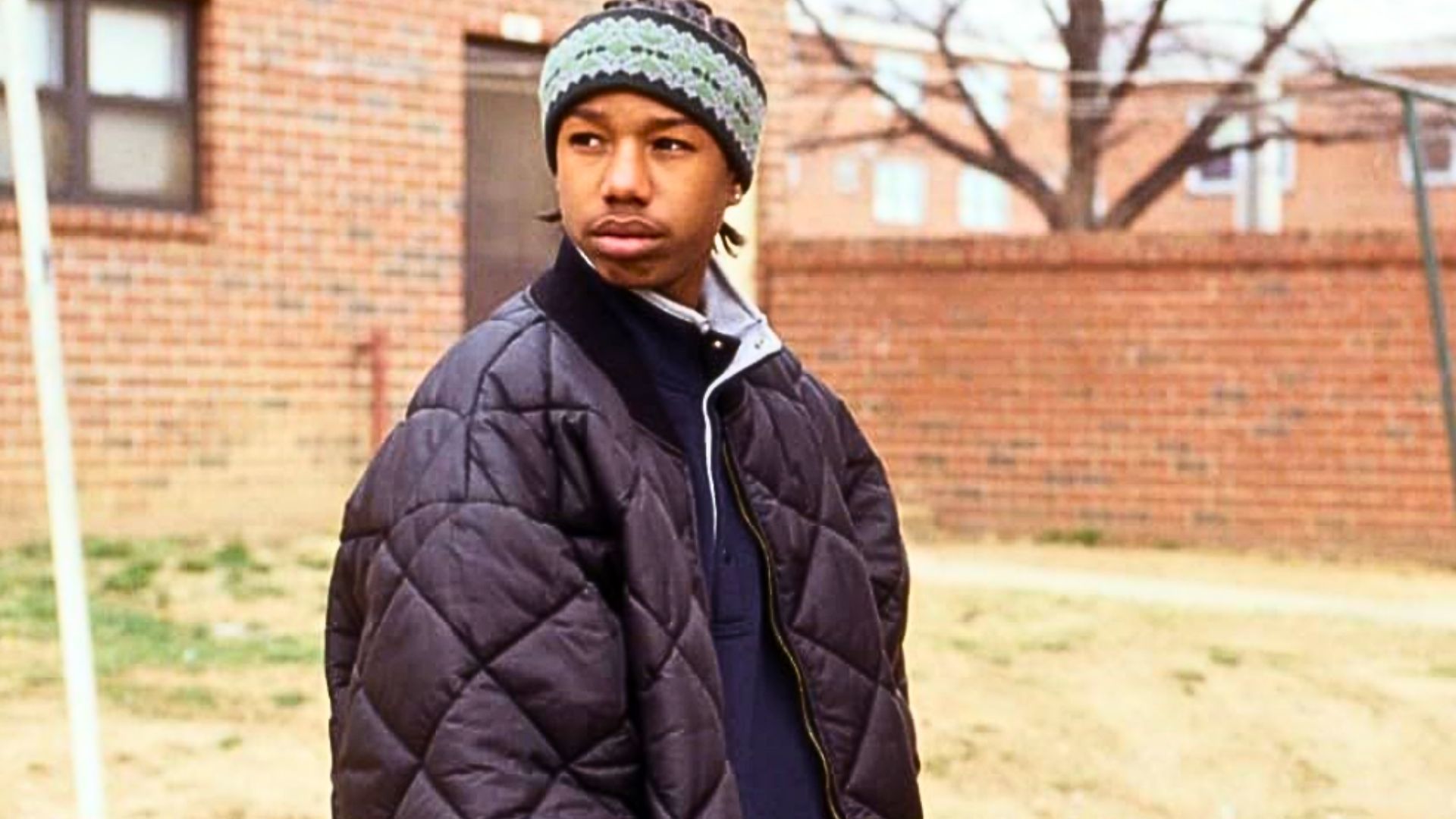 Michael B. Jordan as Wallace in The Wire (Image via HBO)