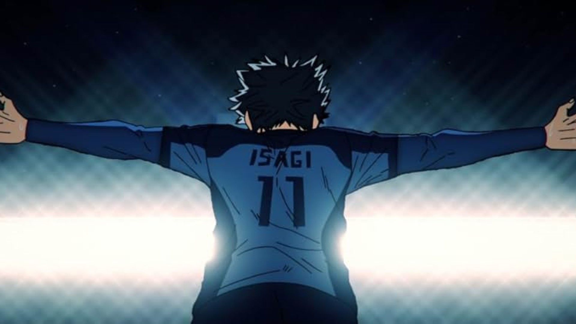 Isagi celebrating his goal (Image Credit: 8bit)