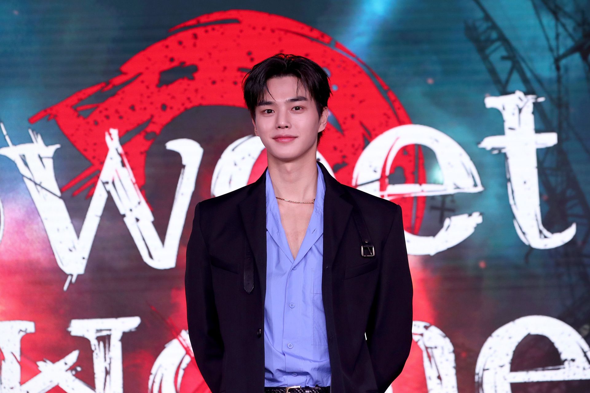 Song Kang at the Netflix &#039;Sweet Home Season 2&quot; press conference in Seoul, South Korea | Image via: Getty