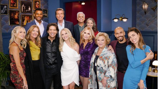 The gang&#039;s all here for Cricket&#039;s (Lauralee Bell) on The Young and the Restless | Image: JPI