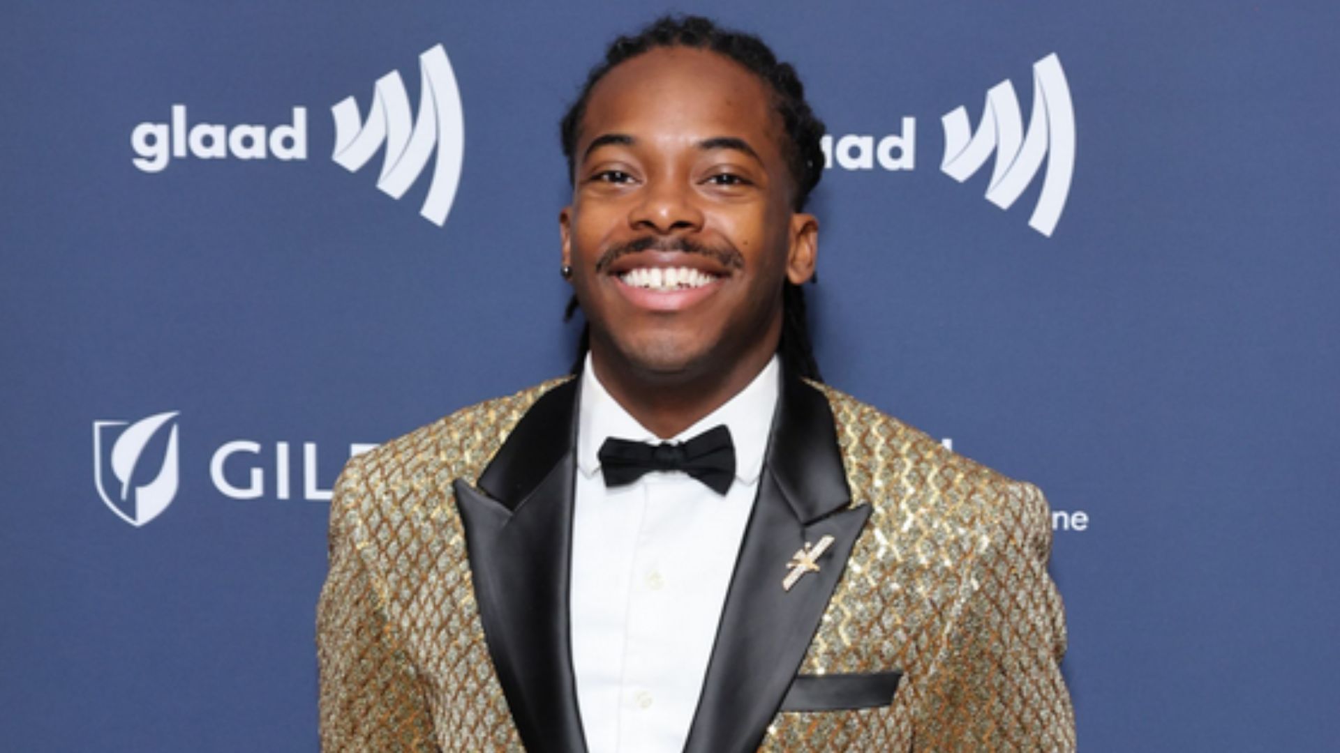 Trey Sherman attends the 34th Annual GLAAD Media Awards at New York Hilton (Image via Getty)