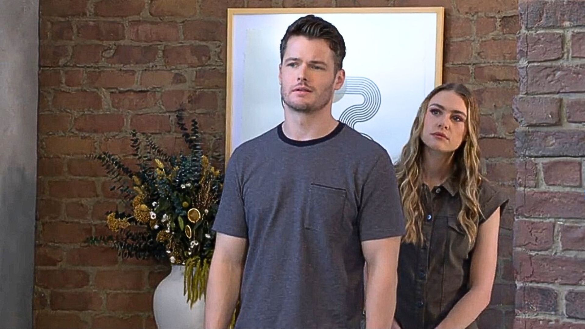 Michael Mealor and Hayley Erin as Kyle and Claire on The Young and the Restless | Image: CBS