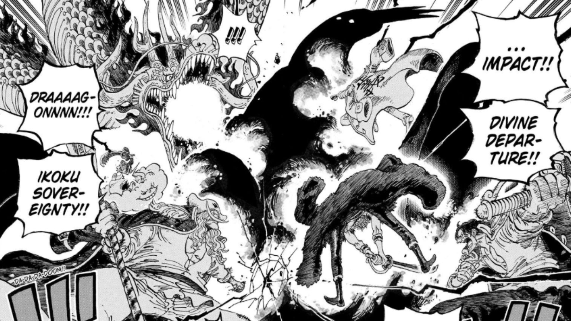 A key battle scene from God Valley (Image Source: Toei Animation)