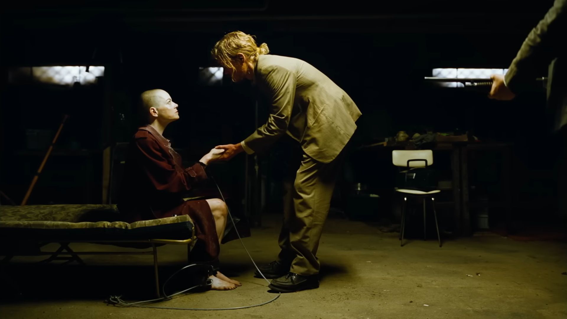 A still from Bugonia