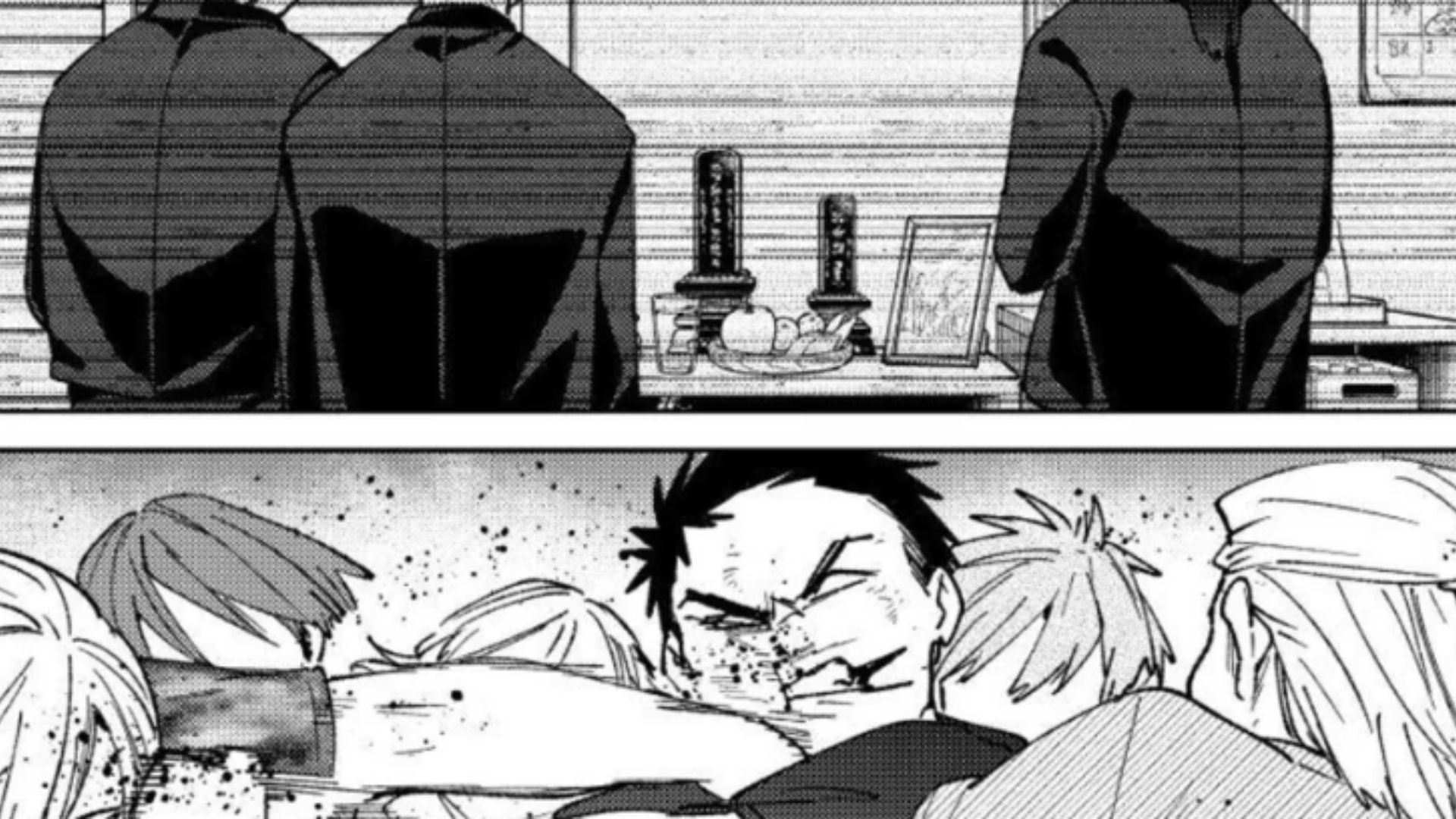 Momijikawa remembers his past while fighting (Image Source: K Manga)