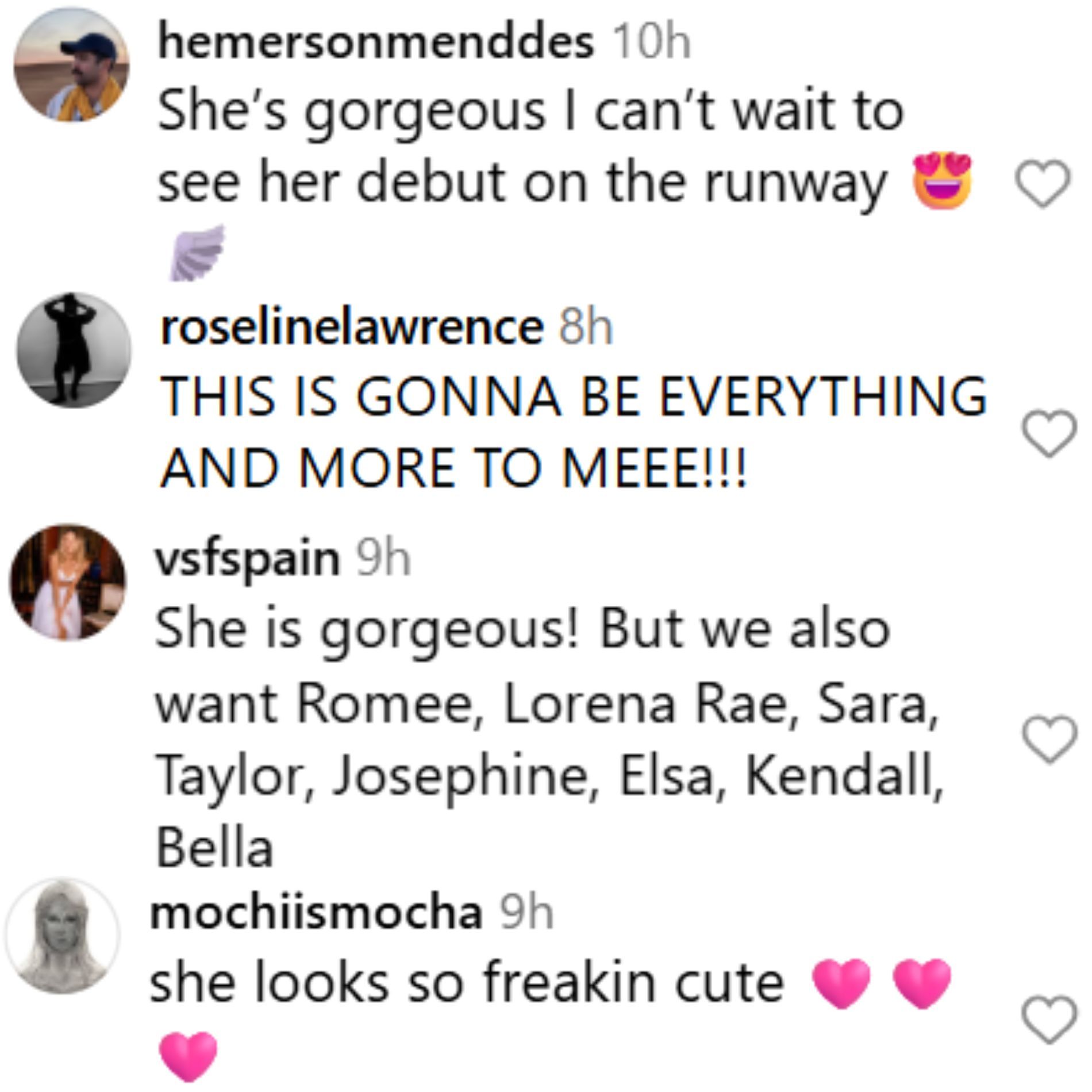 Fans react to VS&#039;s post. (Image via Instagram/@victoriassecret)