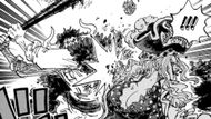 Kaido snatches the Devil Fruit from Big Mom (Image Source: VIZ)
