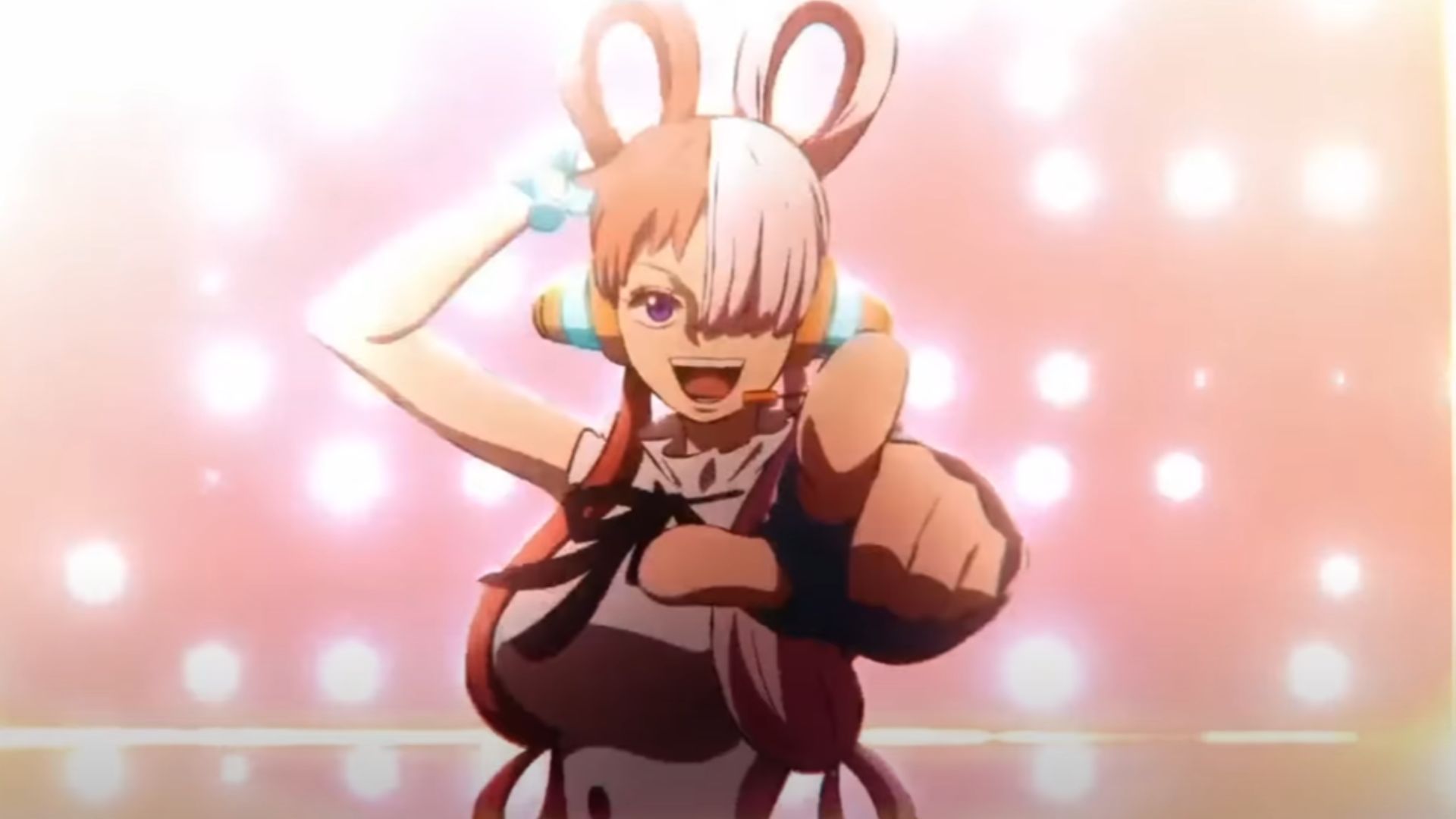 Uta&#039;s first public performance (Image Source: Toei Animation)