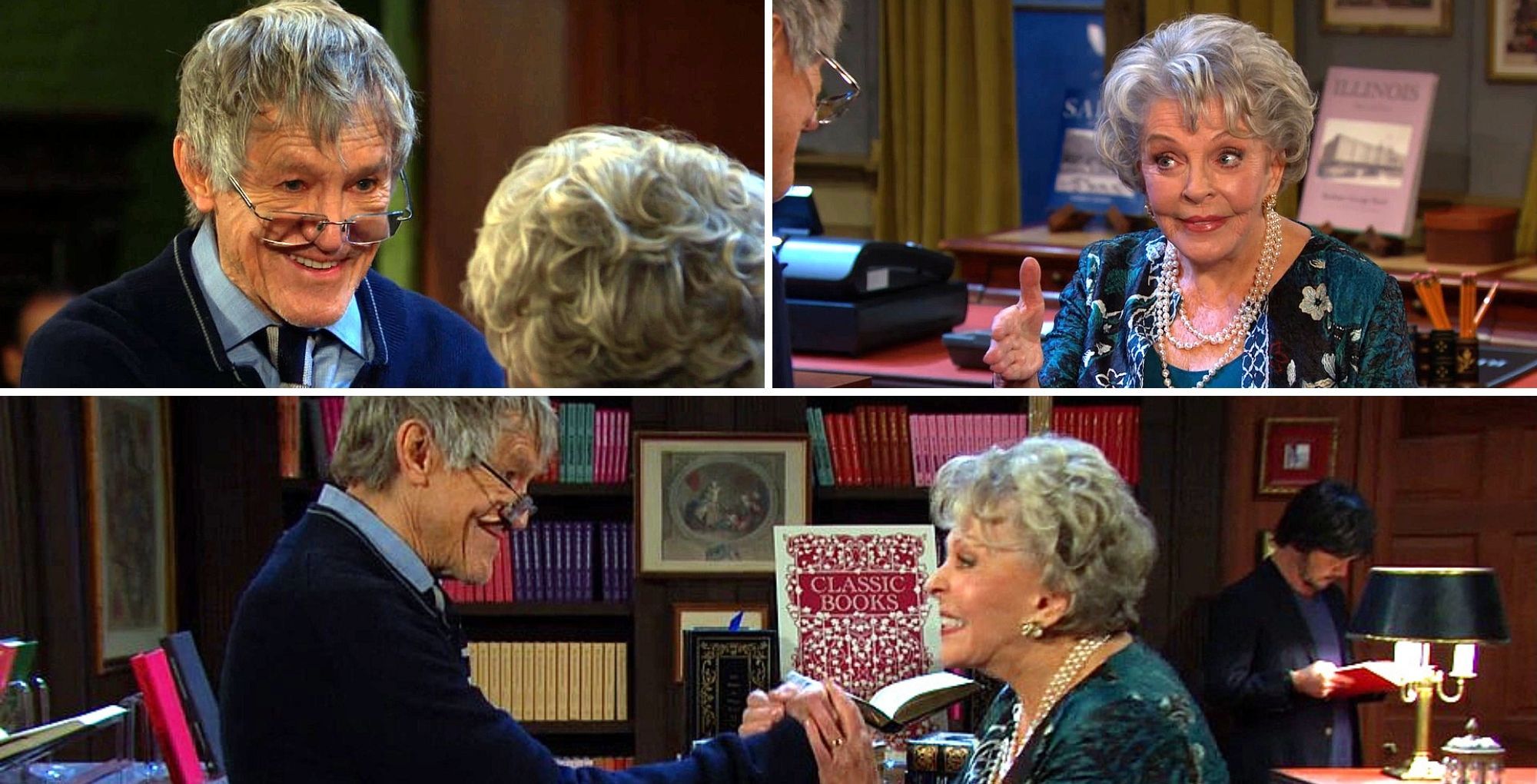 Days of Our Lives&#039; Foster and Julie. | Image Source: Peacock
