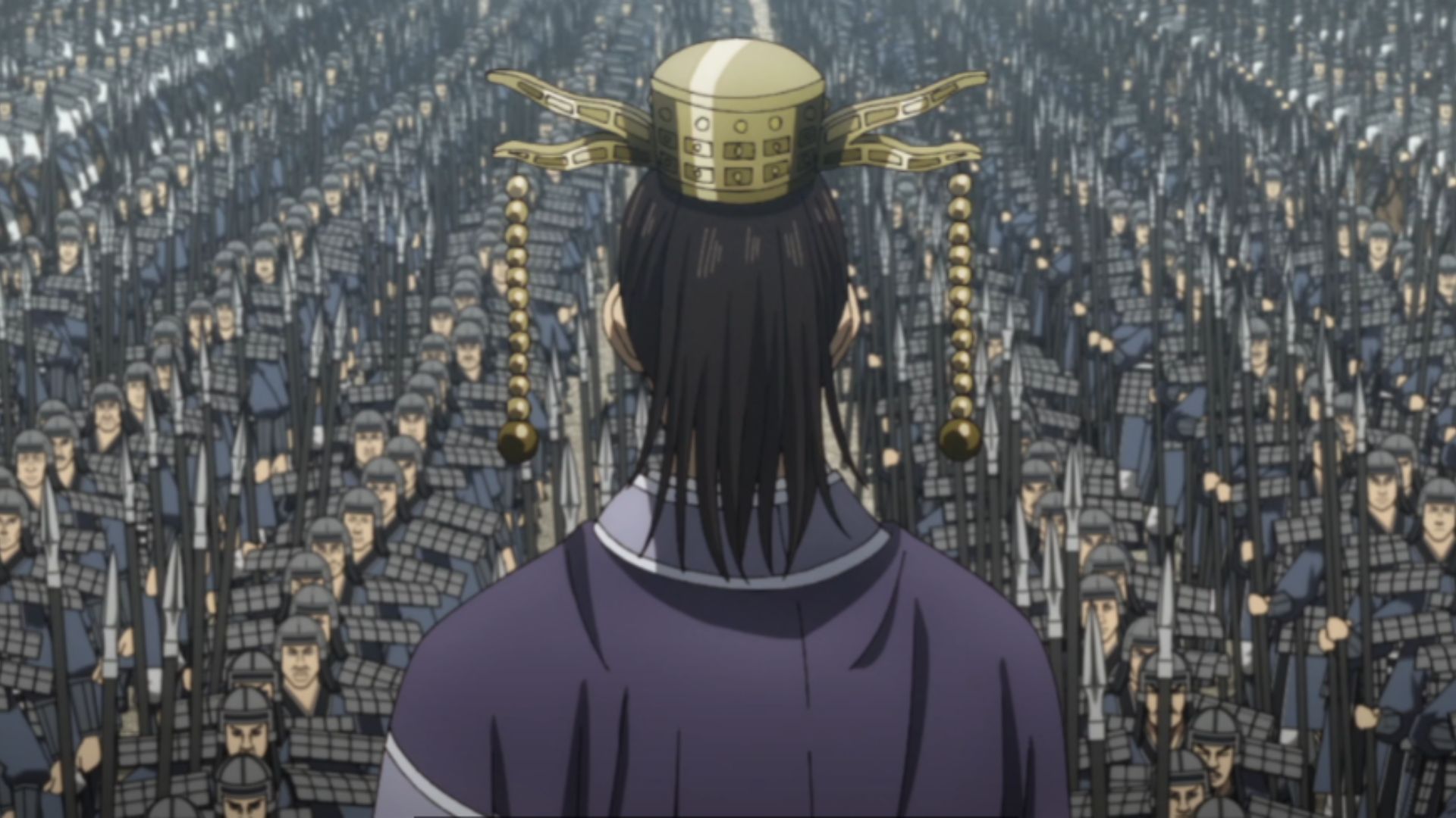 High Commander addressing the allied army (Image Source: Studio Pierrot)