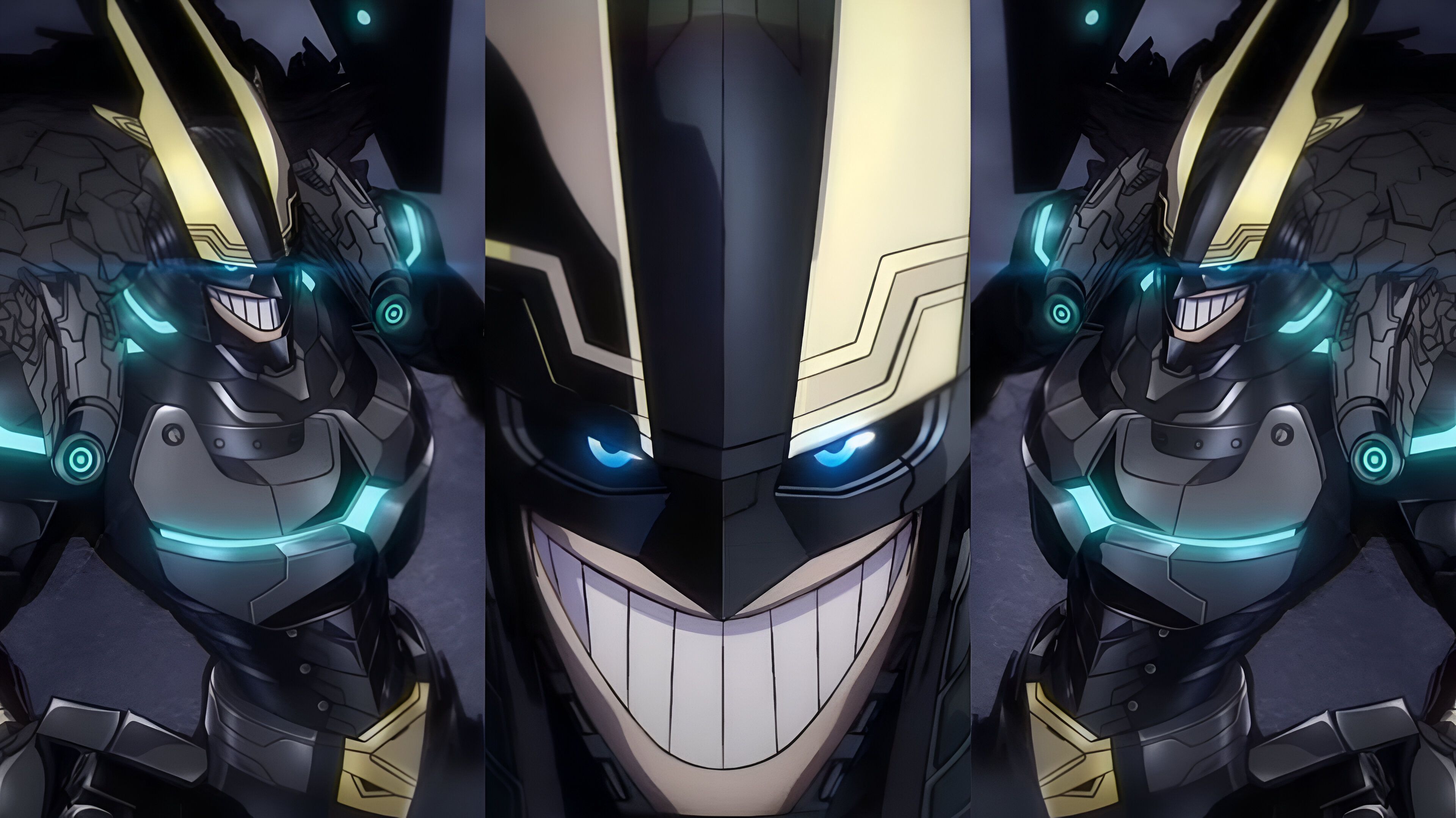 Armored All Might as seen in My hero Academia 