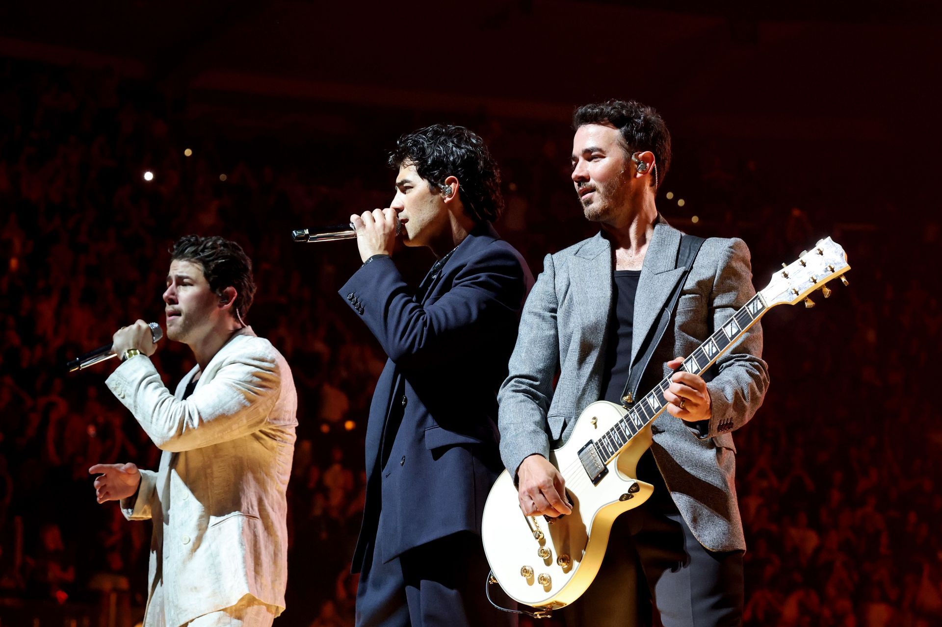 Jonas Brothers: JONAS20 Greetings From Your Hometown Tour - Los Angeles - Source: Getty