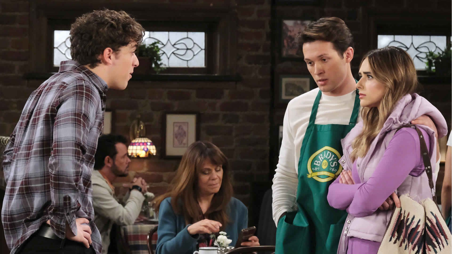 Days of Our Lives&#039; Aaron, Tate, and Holly. | Image Source: JPI