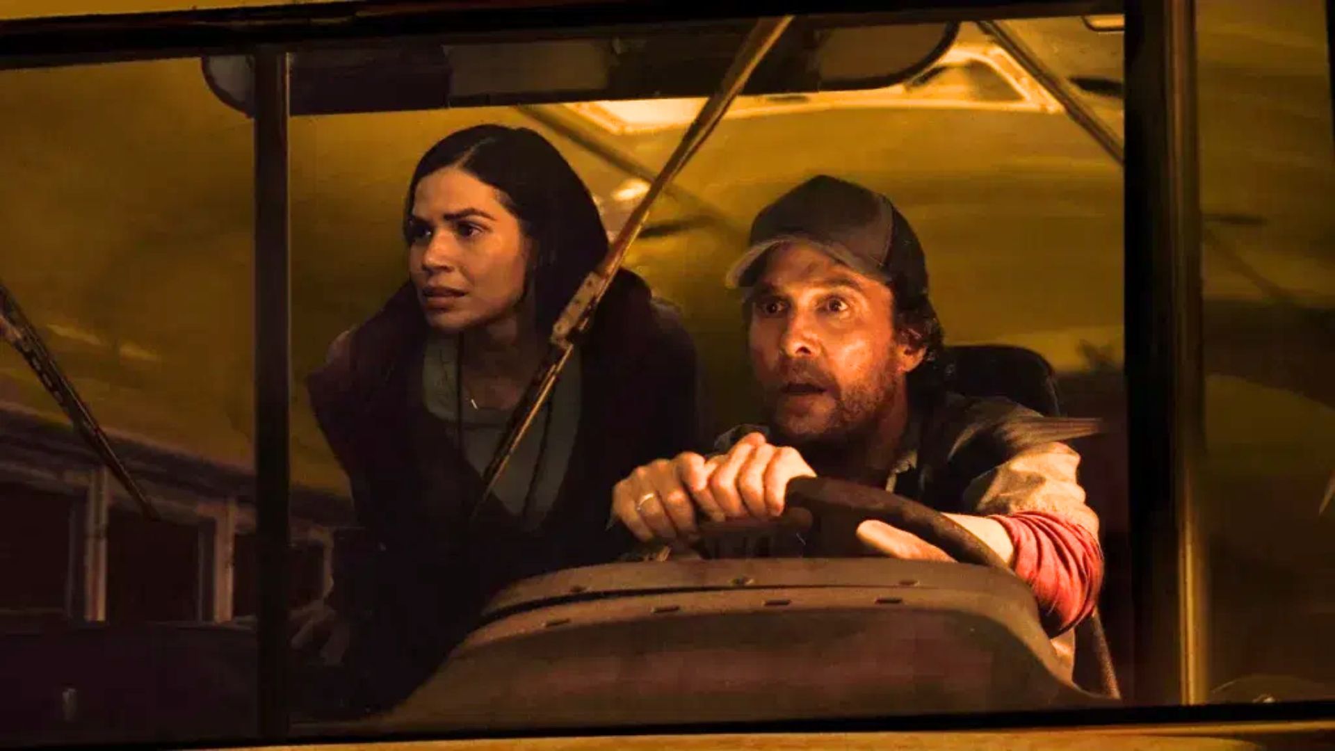 America Ferrera (Left) as the teacher in The Lost Bus | Image via Apple TV+