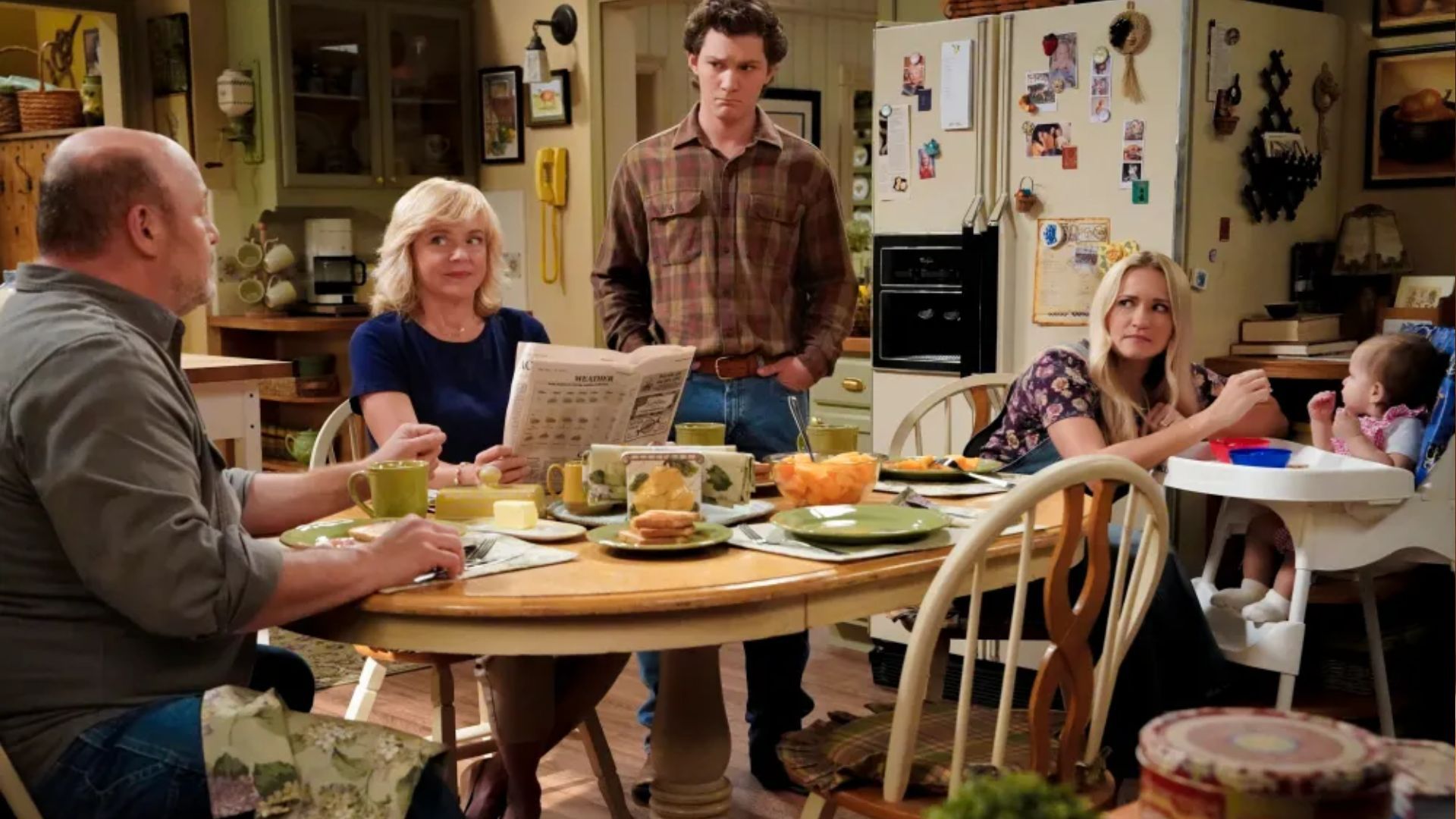 Scene from Georgie &amp; Mandy&#039;s First Marriage | Image via CBS