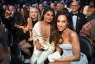 Sophie Turner, Priyanka Chopra, and Danielle Jonas at the 62nd Annual Grammy Awards 2020 (Image via Getty)